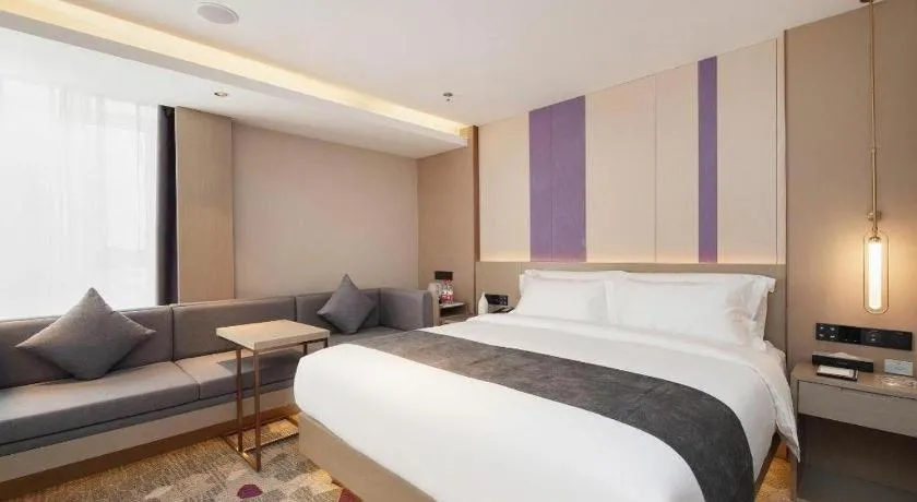 Bed in Lavande Hotel Changchun New District North Lake Longxiang Plaza