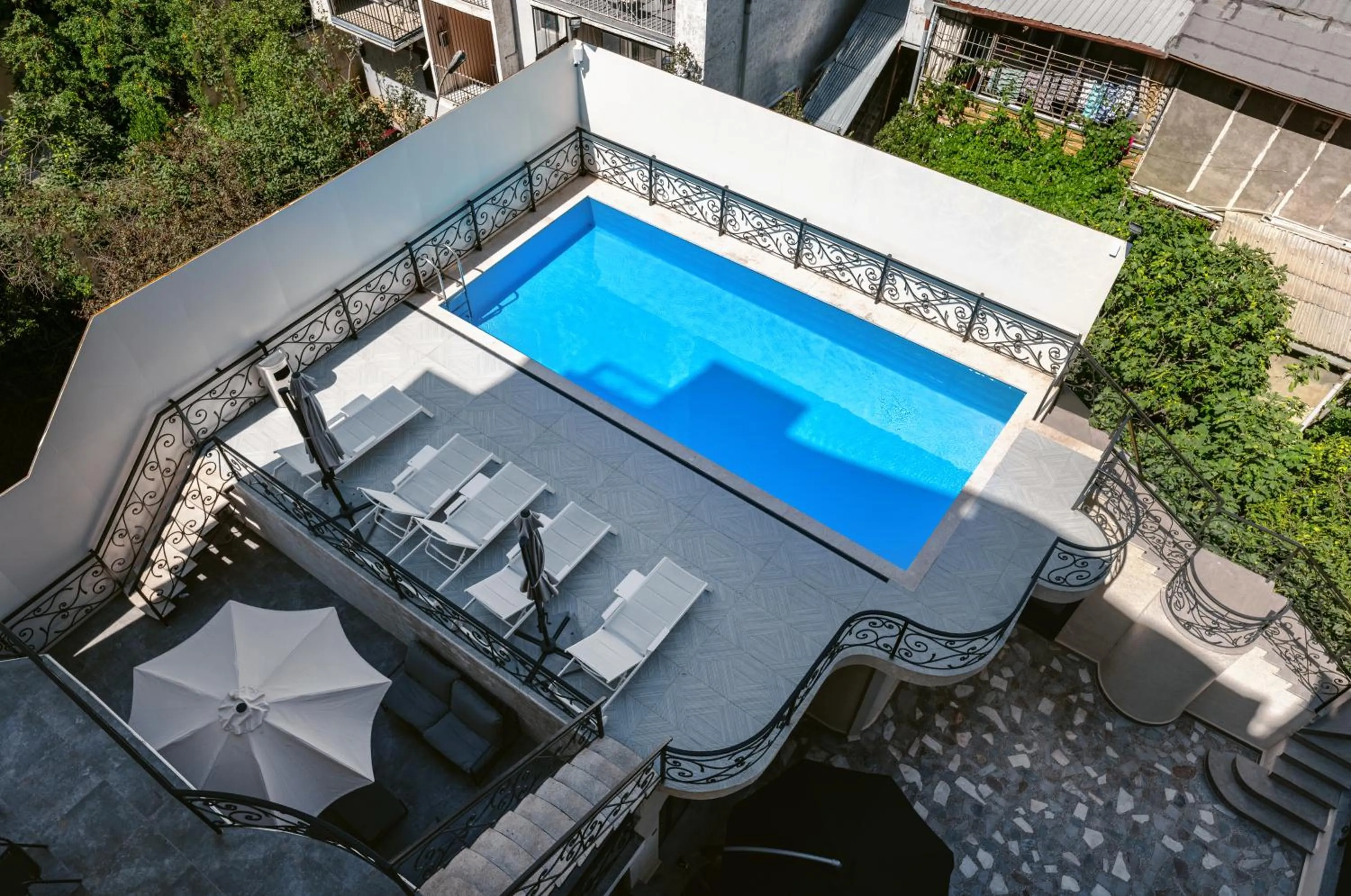 Pool view in Hotel Splendid Tbilisi