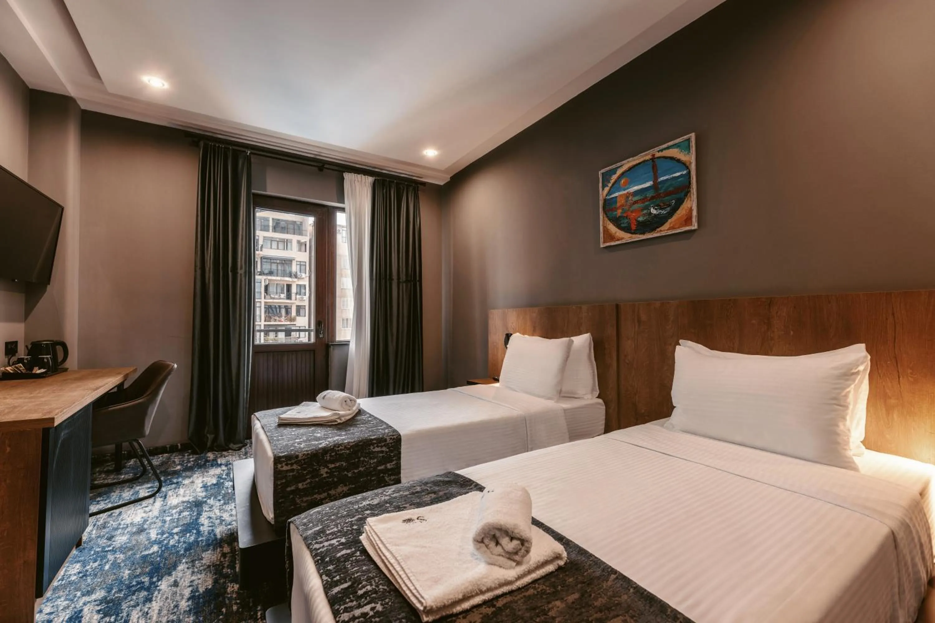 Bedroom, Bed in Hotel Splendid Tbilisi