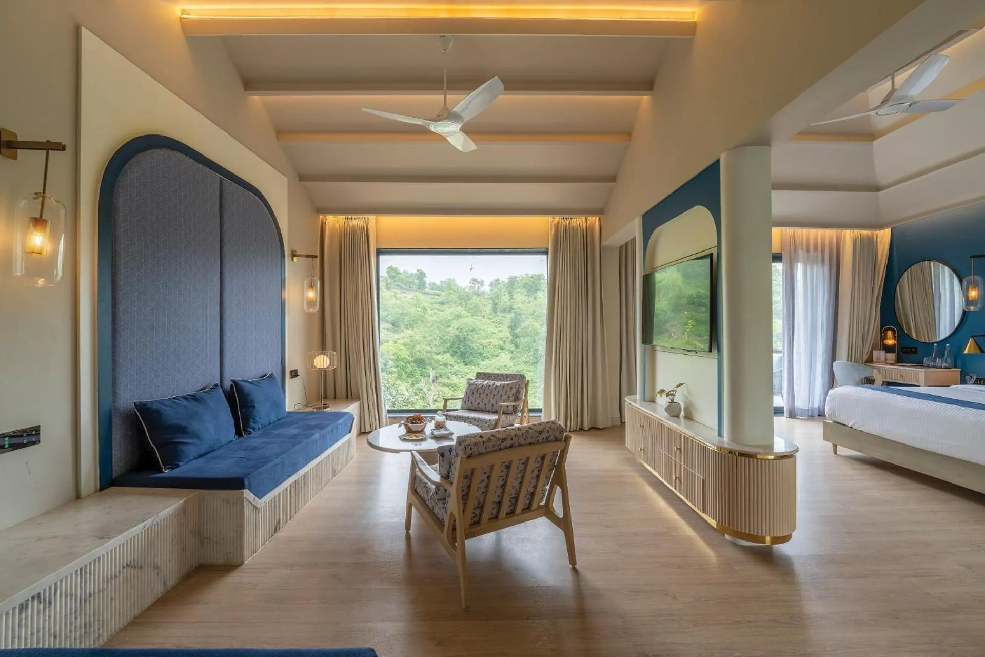 Bedroom, Bed in Kananwas Resort, Kumbhalgarh