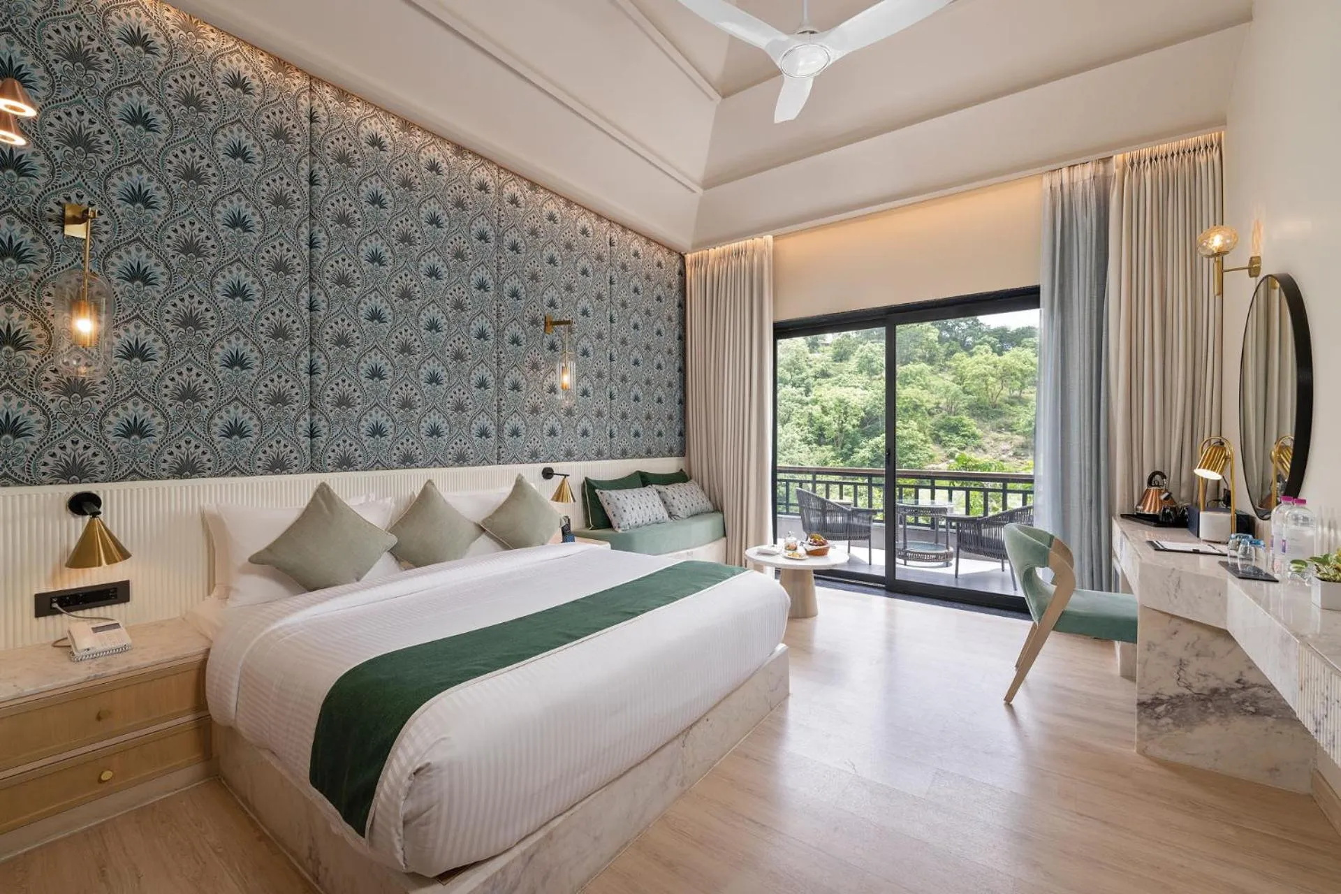 Photo of the whole room, Bed in Kananwas Resort, Kumbhalgarh