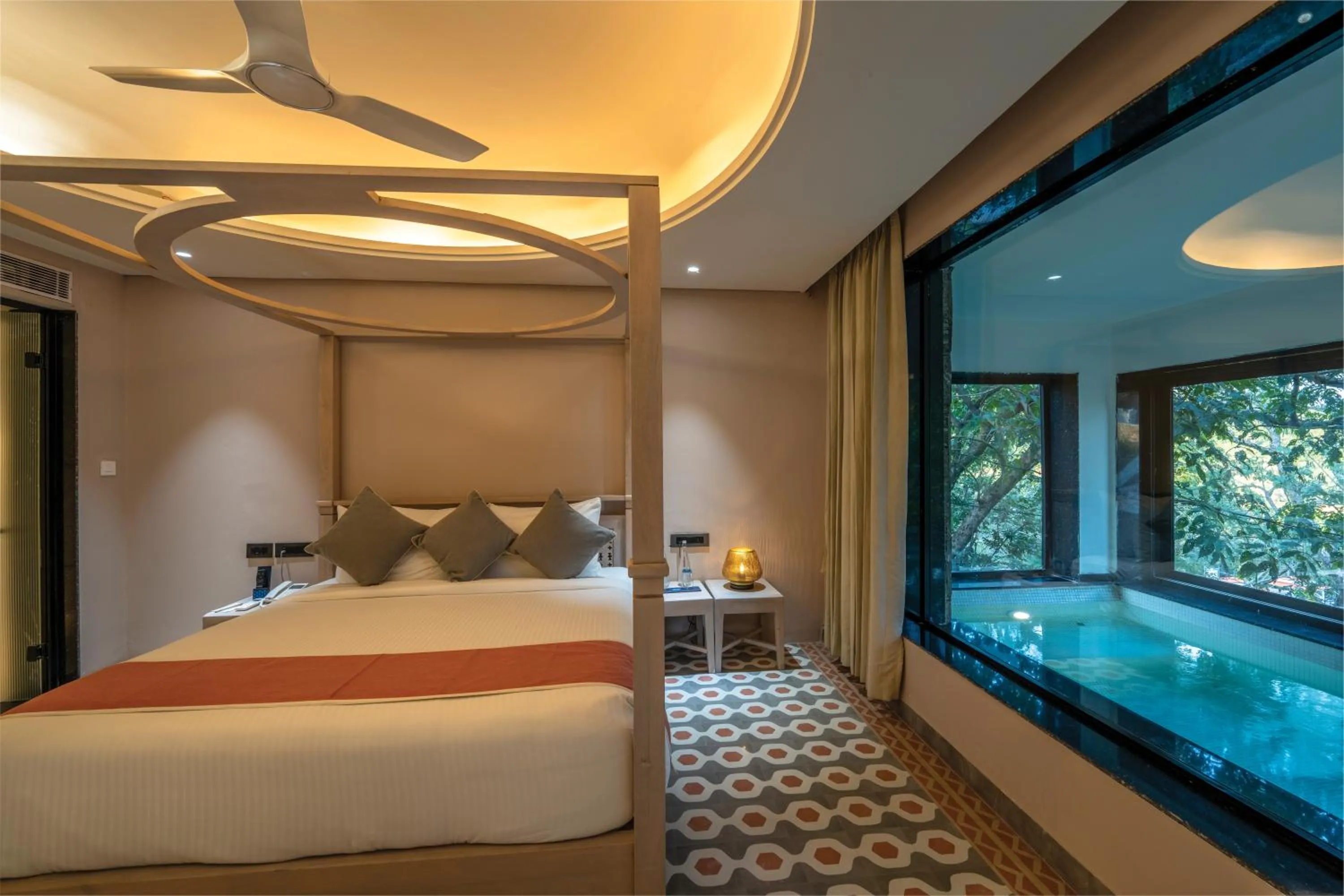 Bedroom, Bed in Kananwas Resort, Kumbhalgarh