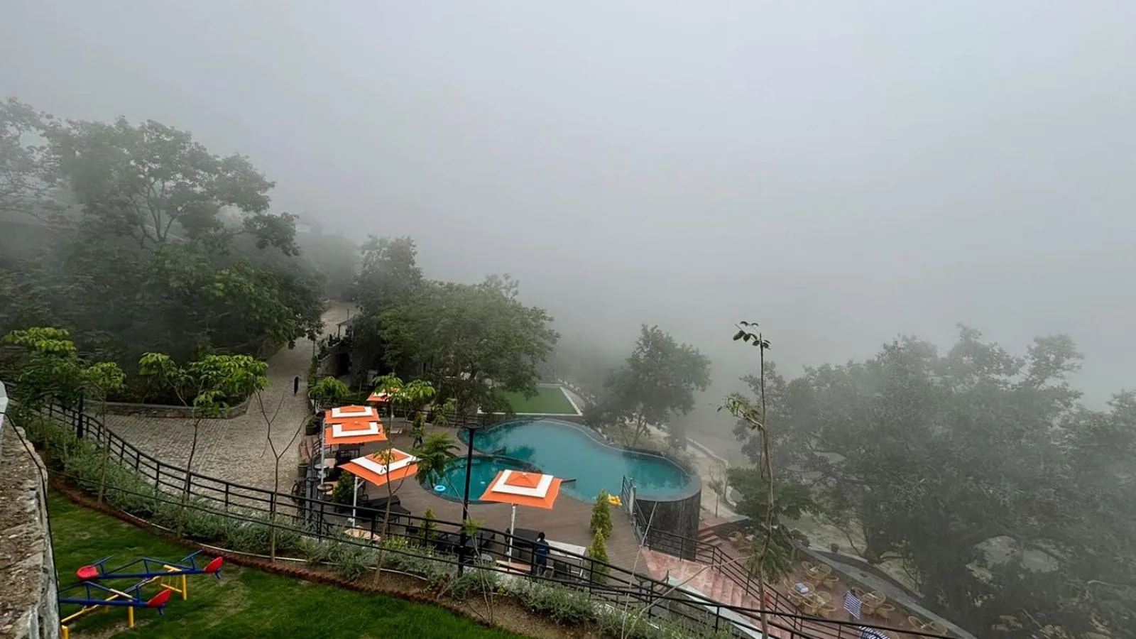 Natural landscape in Kananwas Resort, Kumbhalgarh
