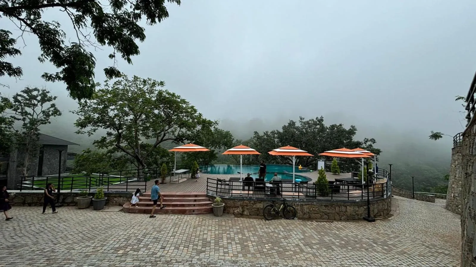 Natural landscape in Kananwas Resort, Kumbhalgarh