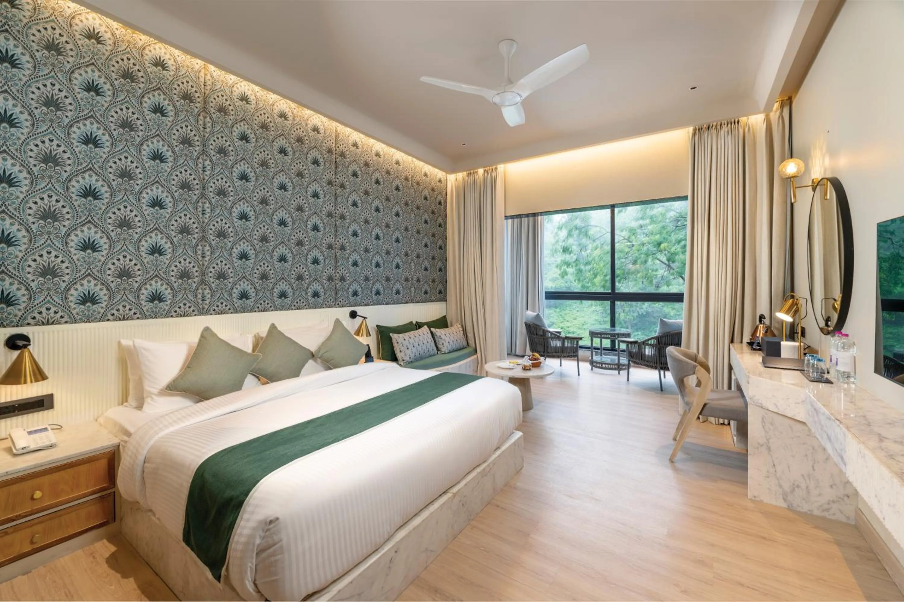 Photo of the whole room, Bed in Kananwas Resort, Kumbhalgarh