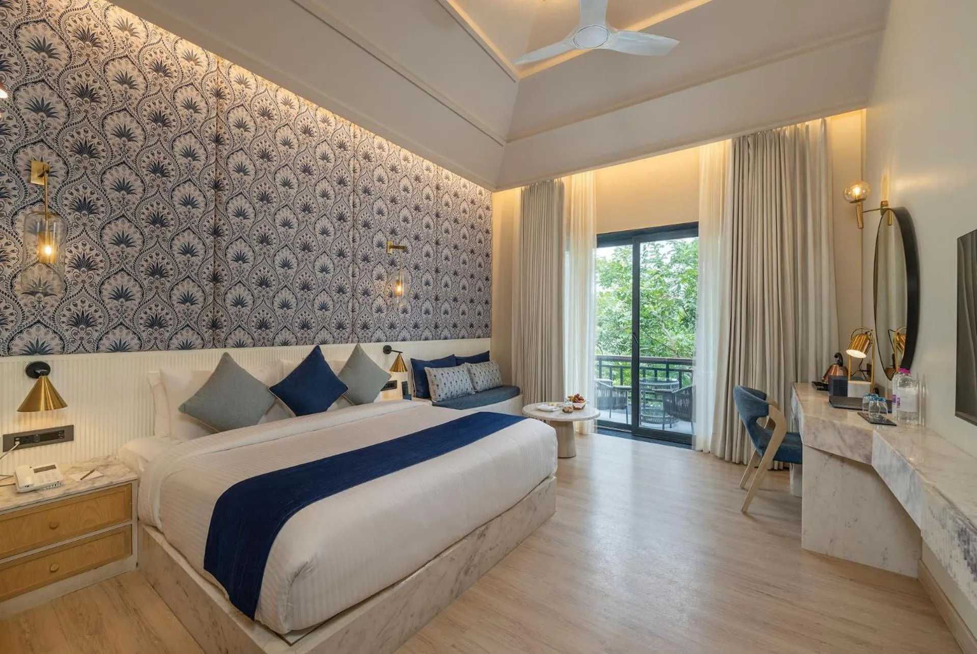 Bed in Kananwas Resort, Kumbhalgarh