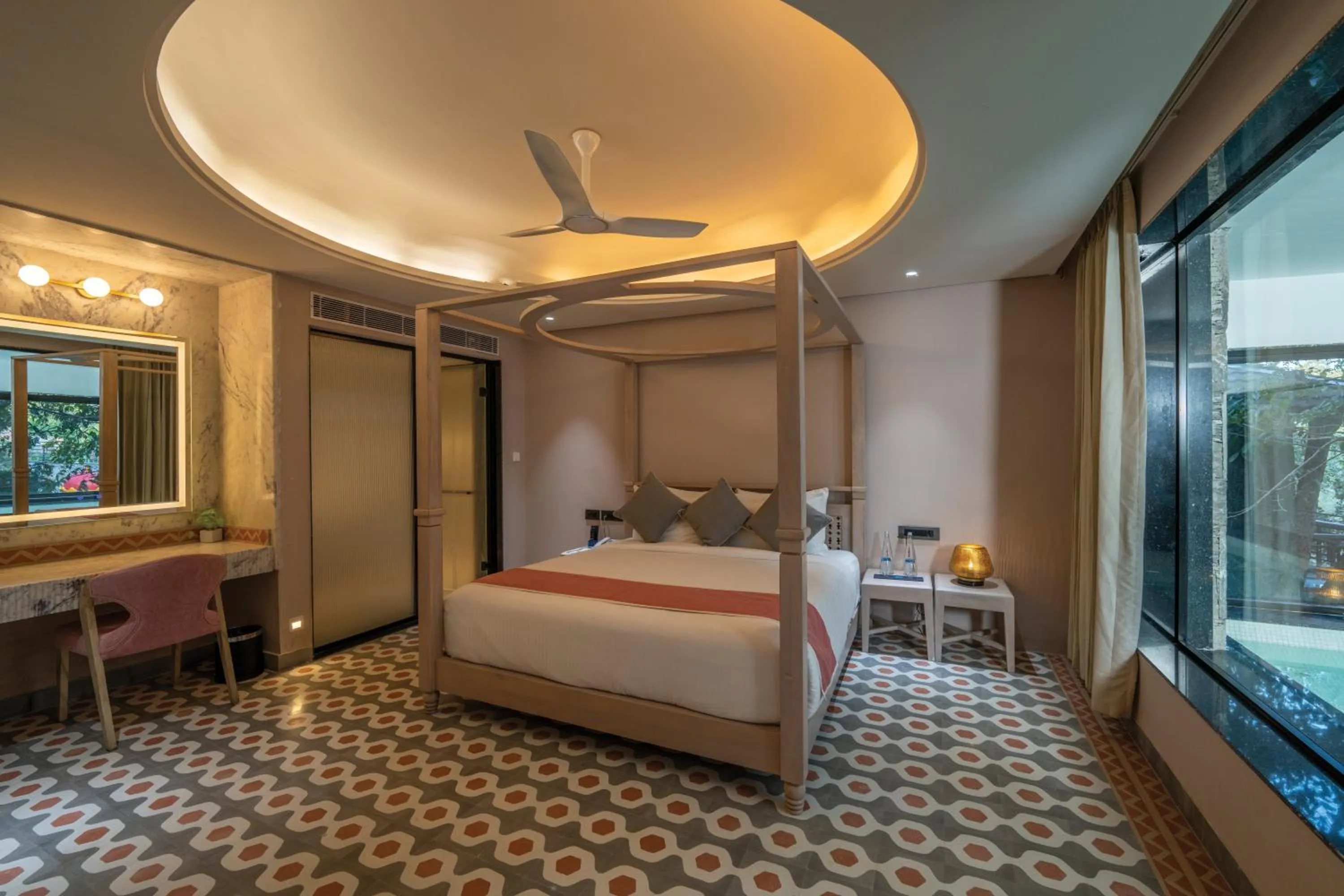 Bed in Kananwas Resort, Kumbhalgarh