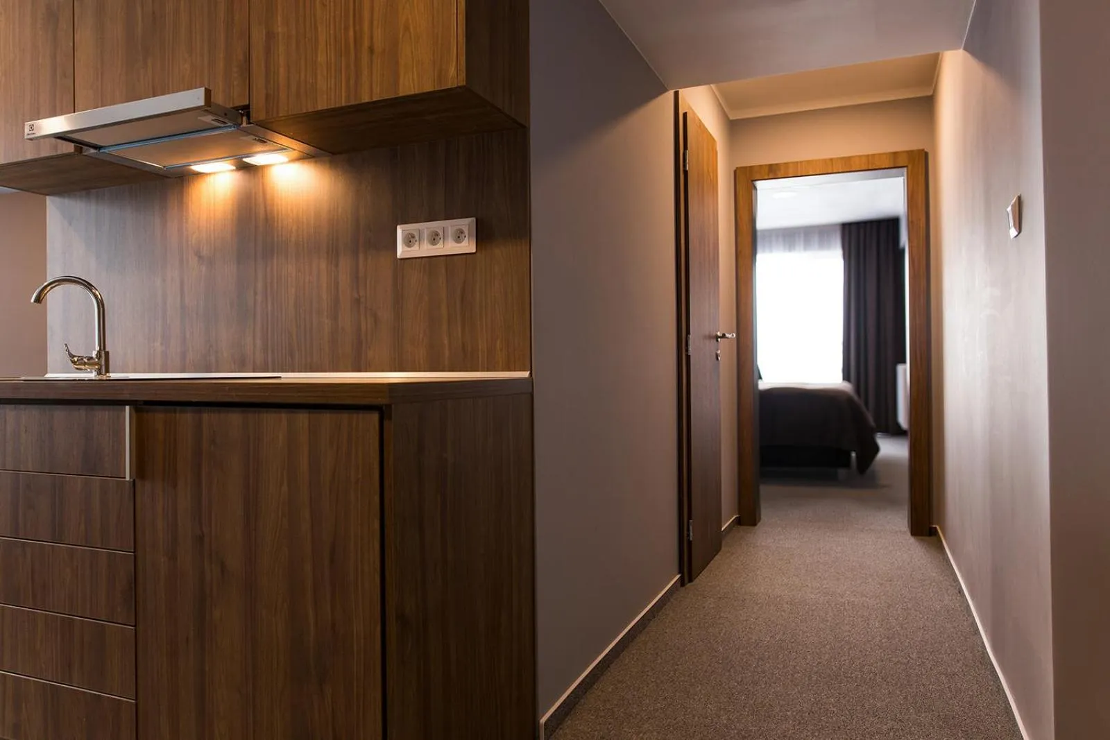 Kitchen or kitchenette in Hotel Eurobus