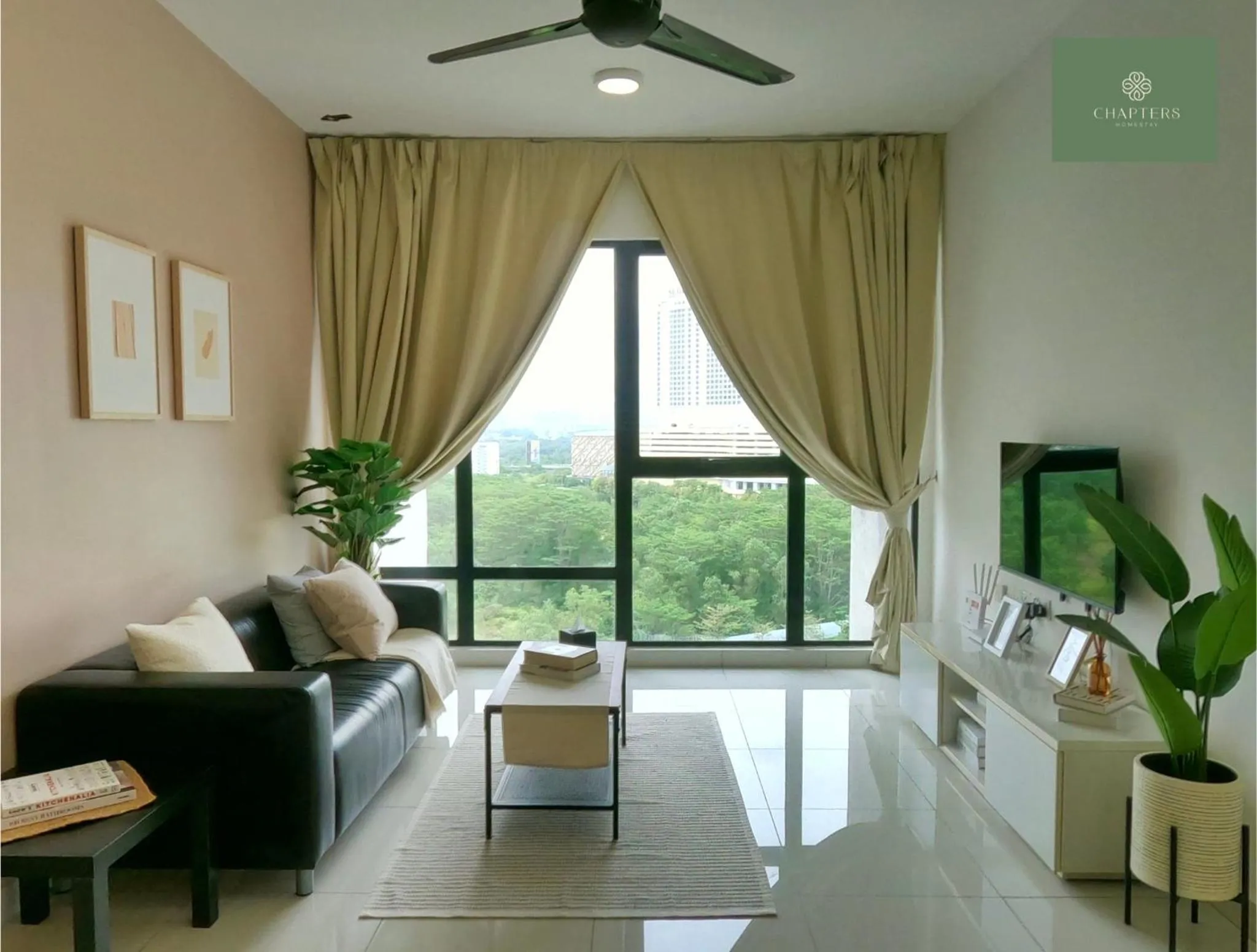 Living room in Mosaic Southkey Johor Bahru