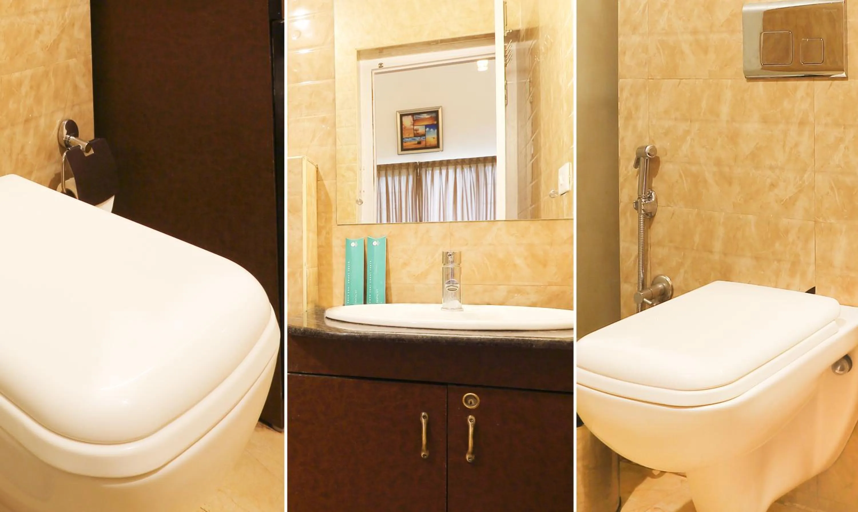 Bathroom in Treebo Skydale Inn & Suites With Mountain View