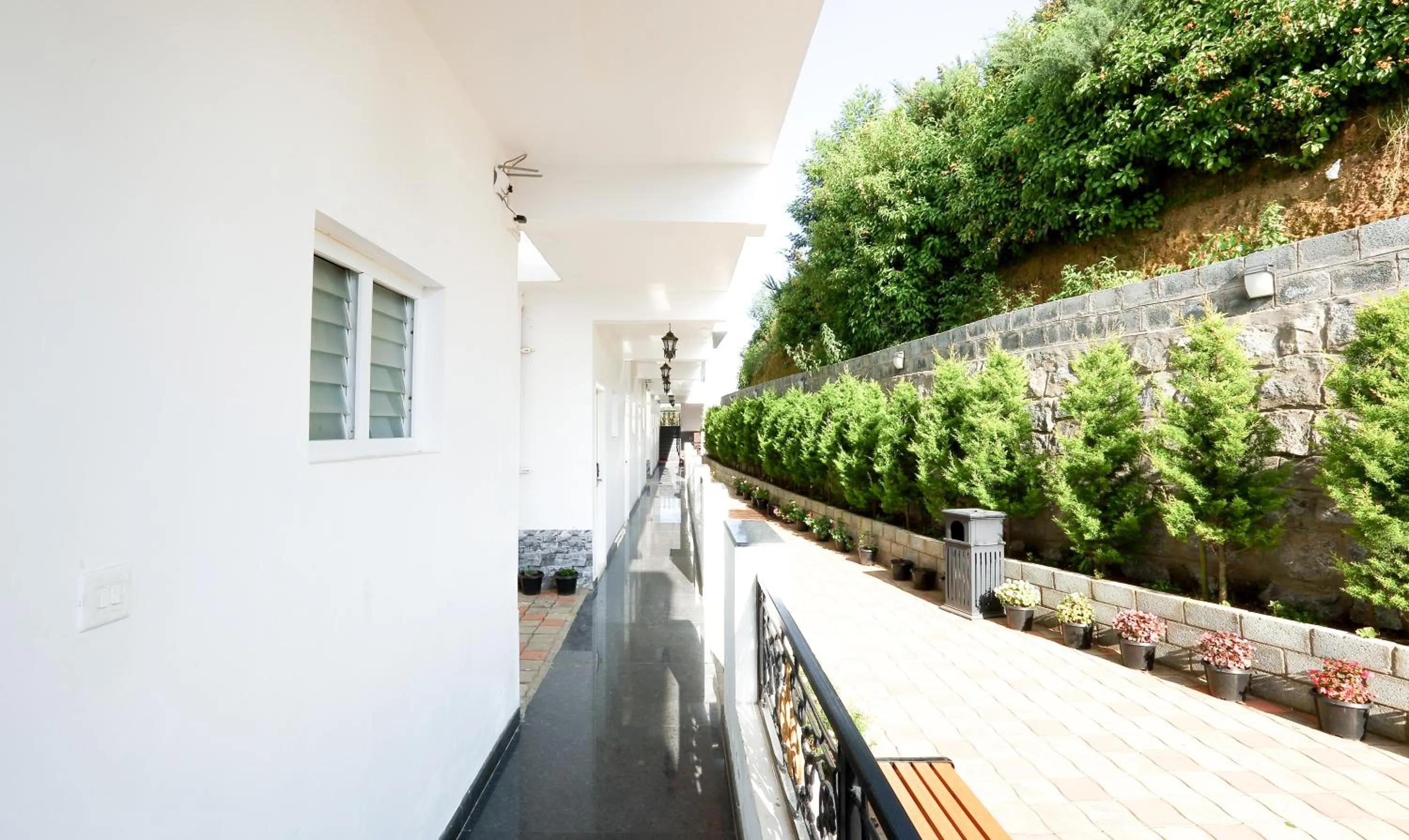 Balcony/Terrace in Treebo Skydale Inn & Suites With Mountain View
