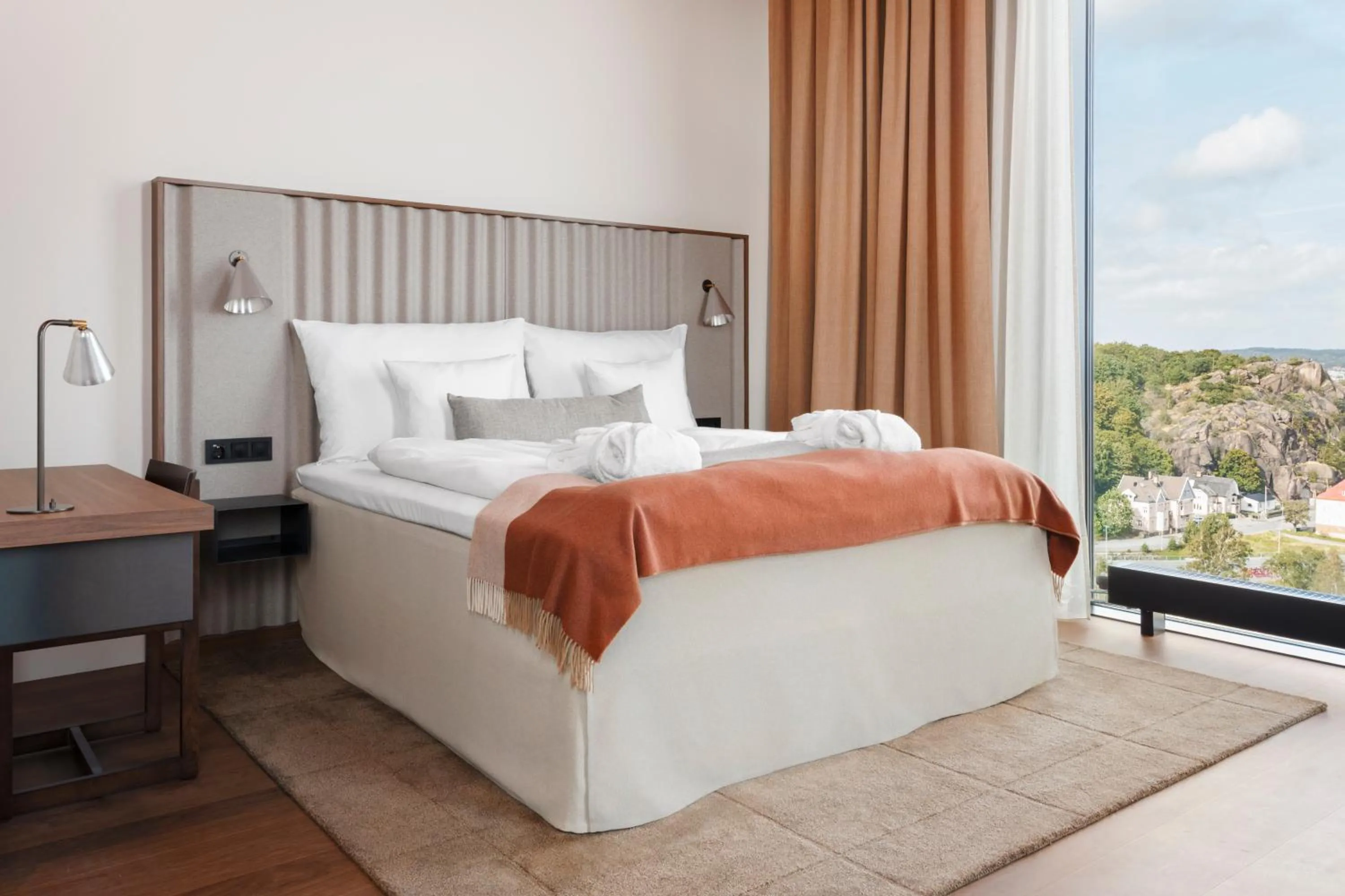 Bed in Clarion Hotel Karlatornet