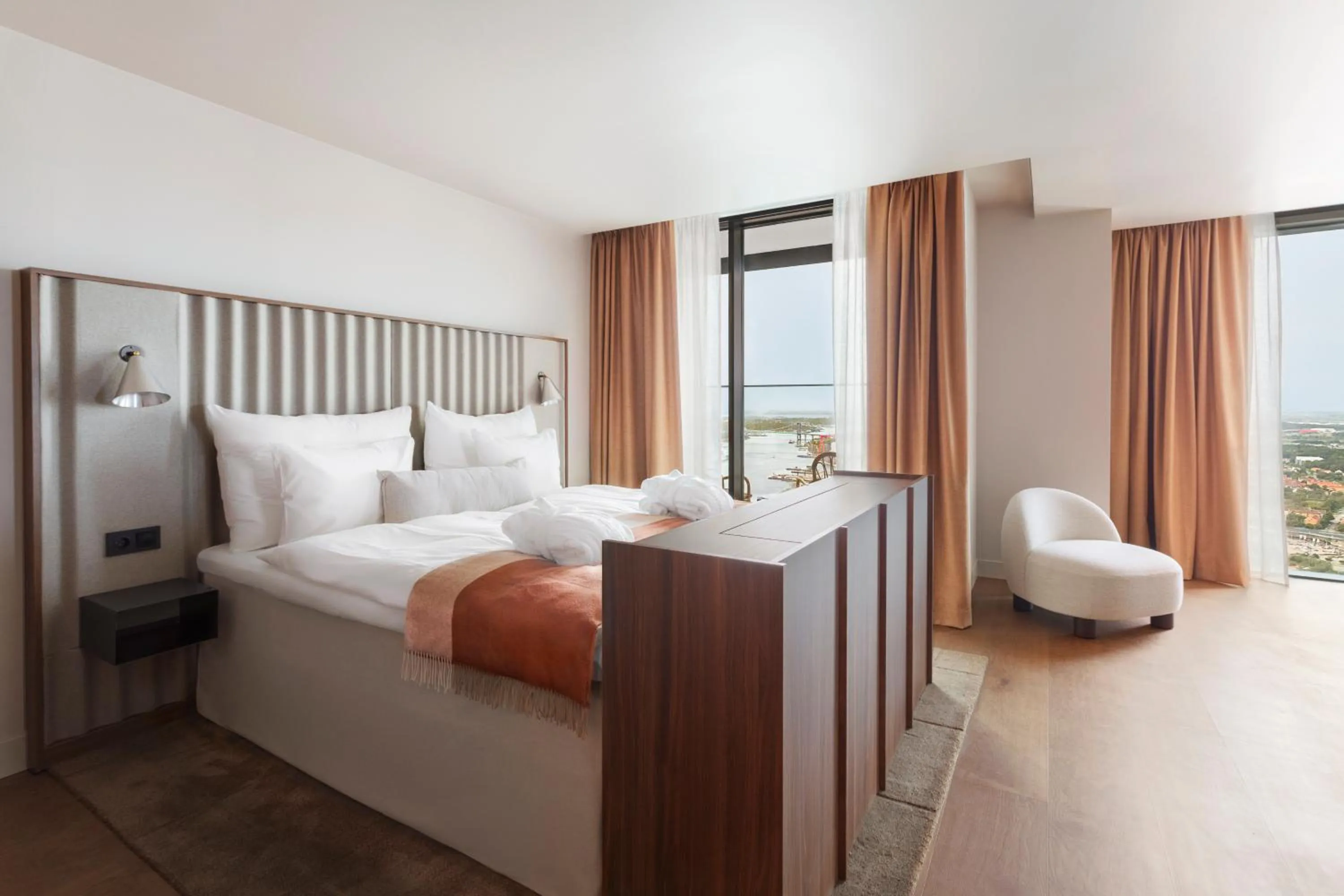 Bed in Clarion Hotel Karlatornet