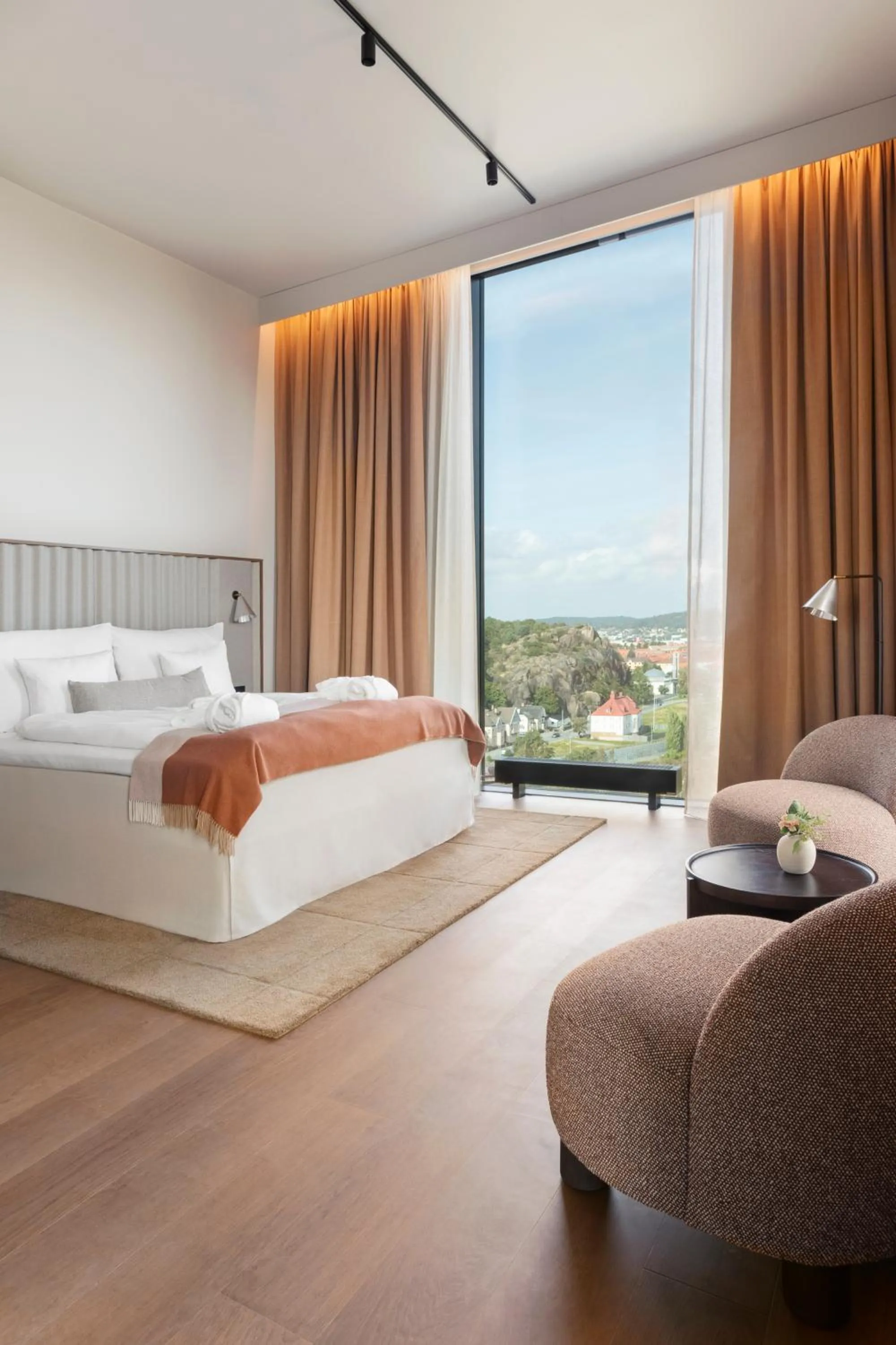 Bed in Clarion Hotel Karlatornet