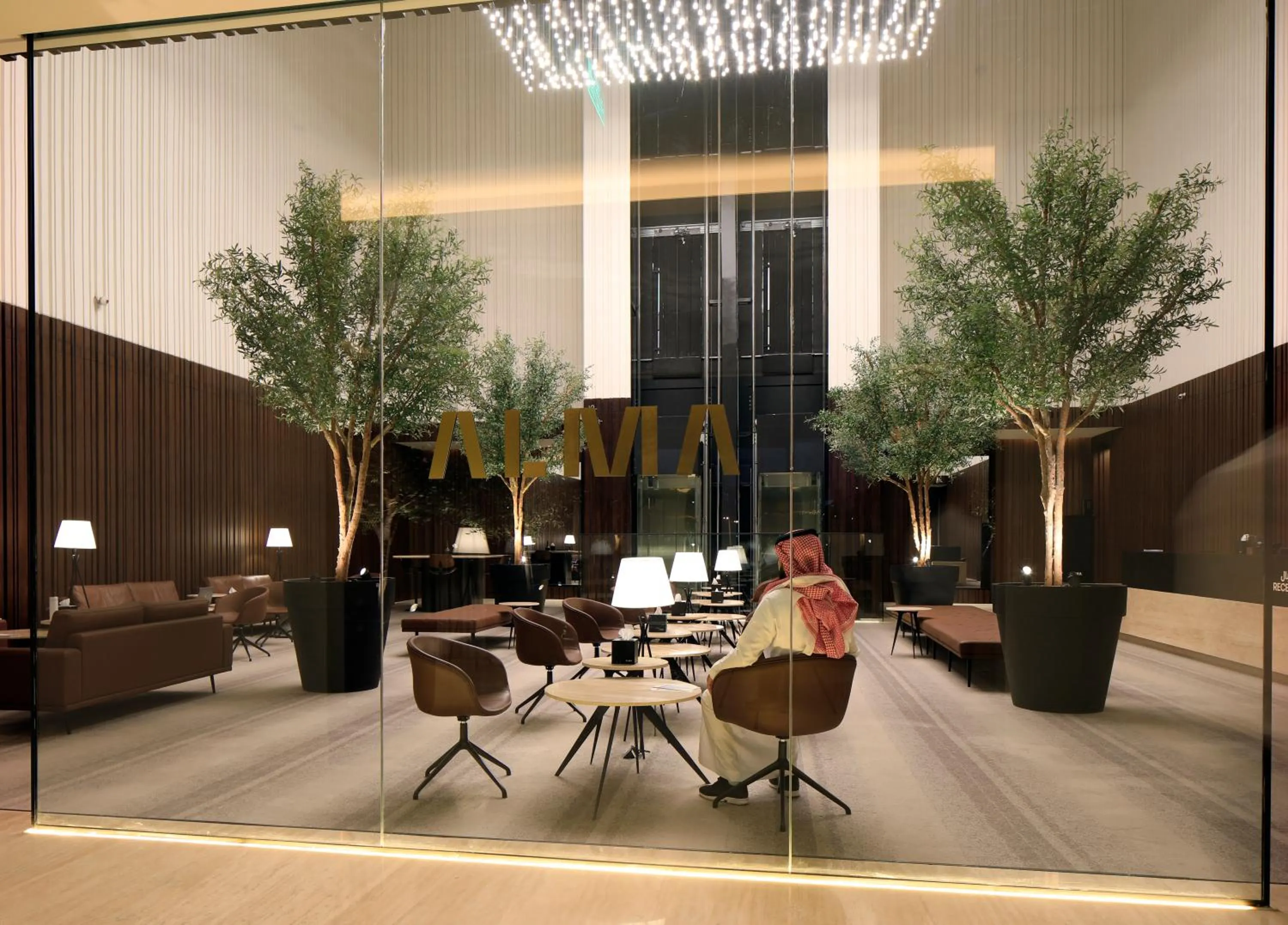 Lobby or reception in ALMA Hotel Riyadh