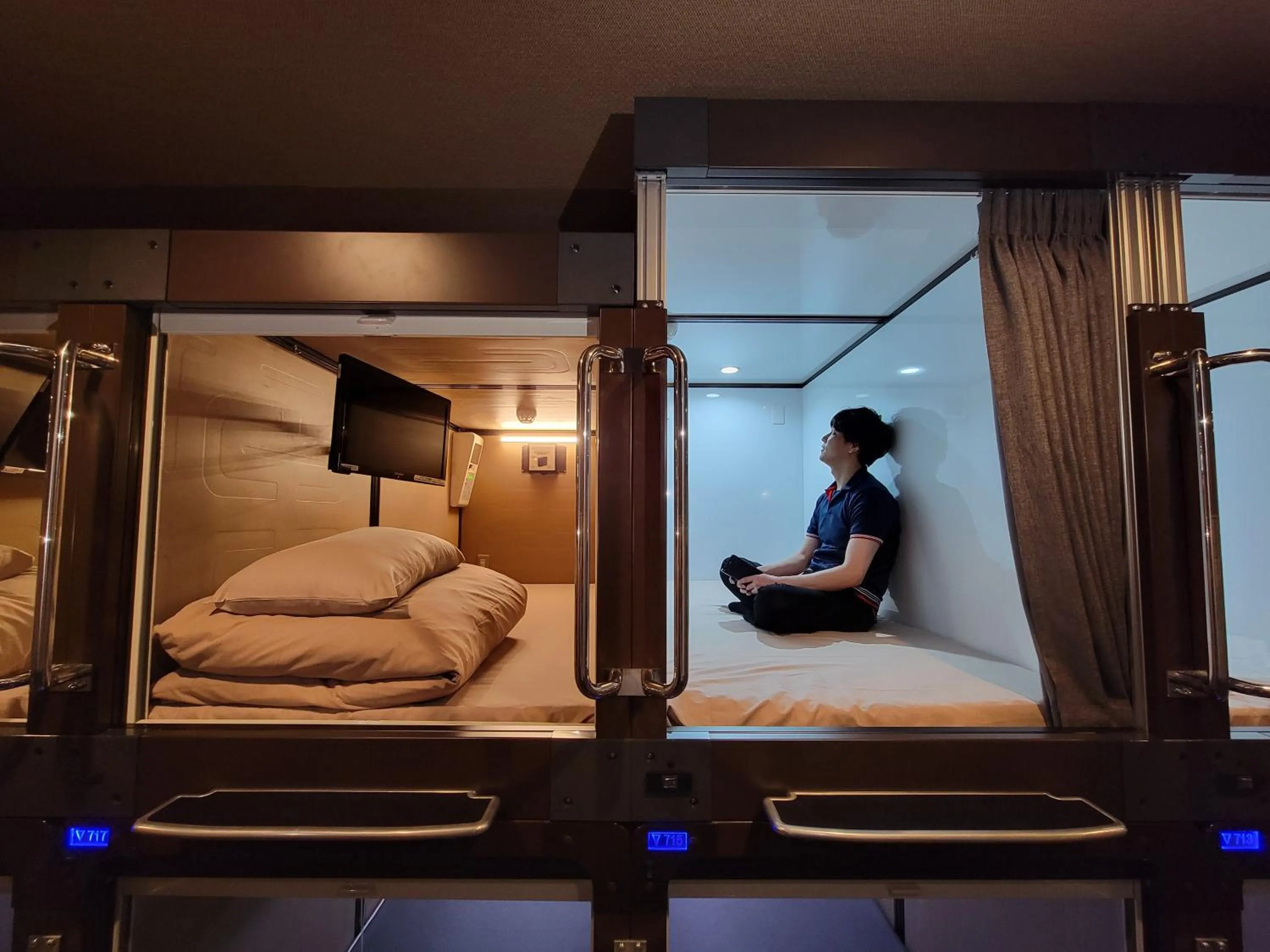Photo of the whole room, Bed in Anshin oyado Tokyo Man Shinjuku