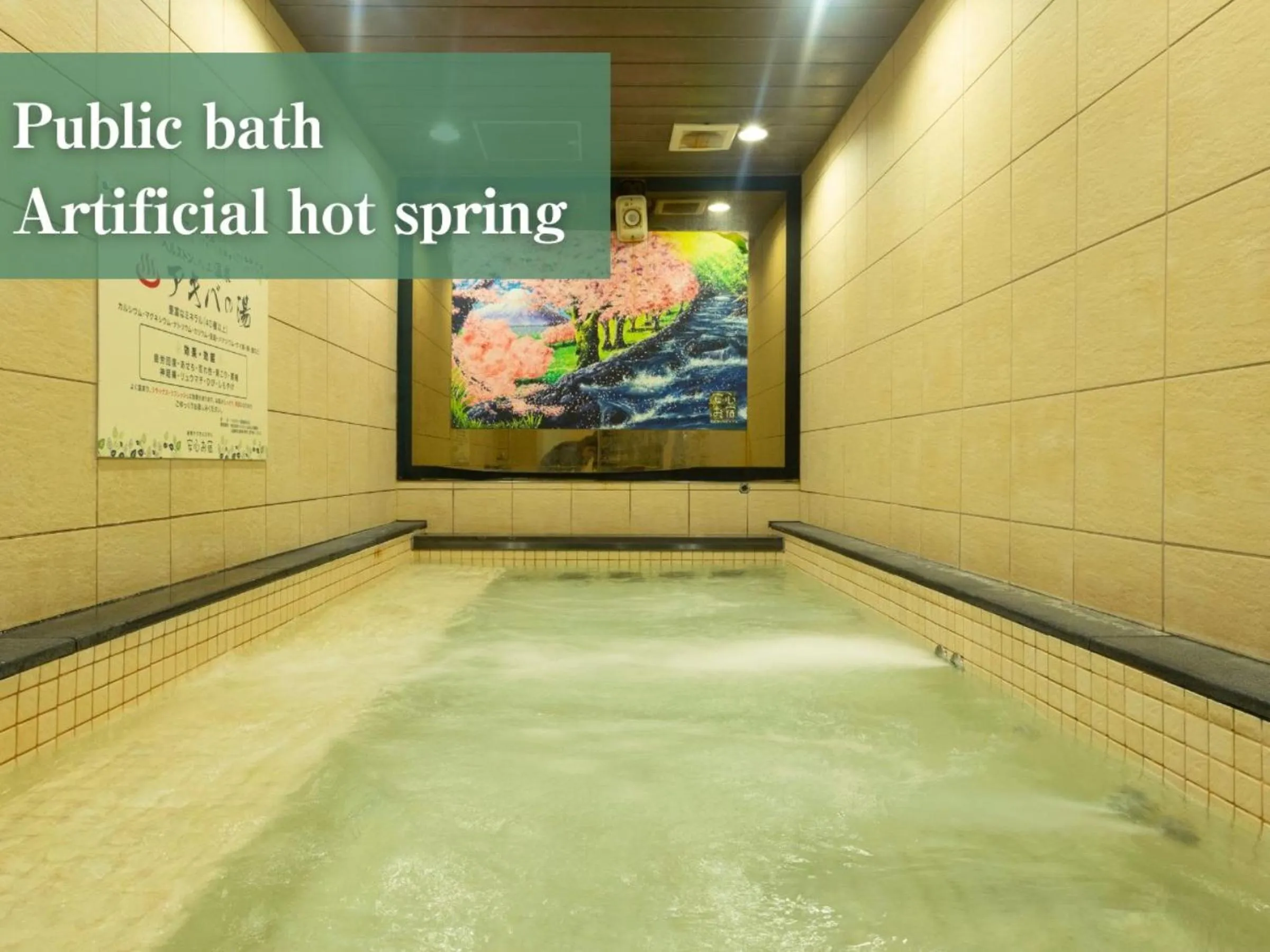 Bathroom in Anshin Oyado Akihabara- Men Only