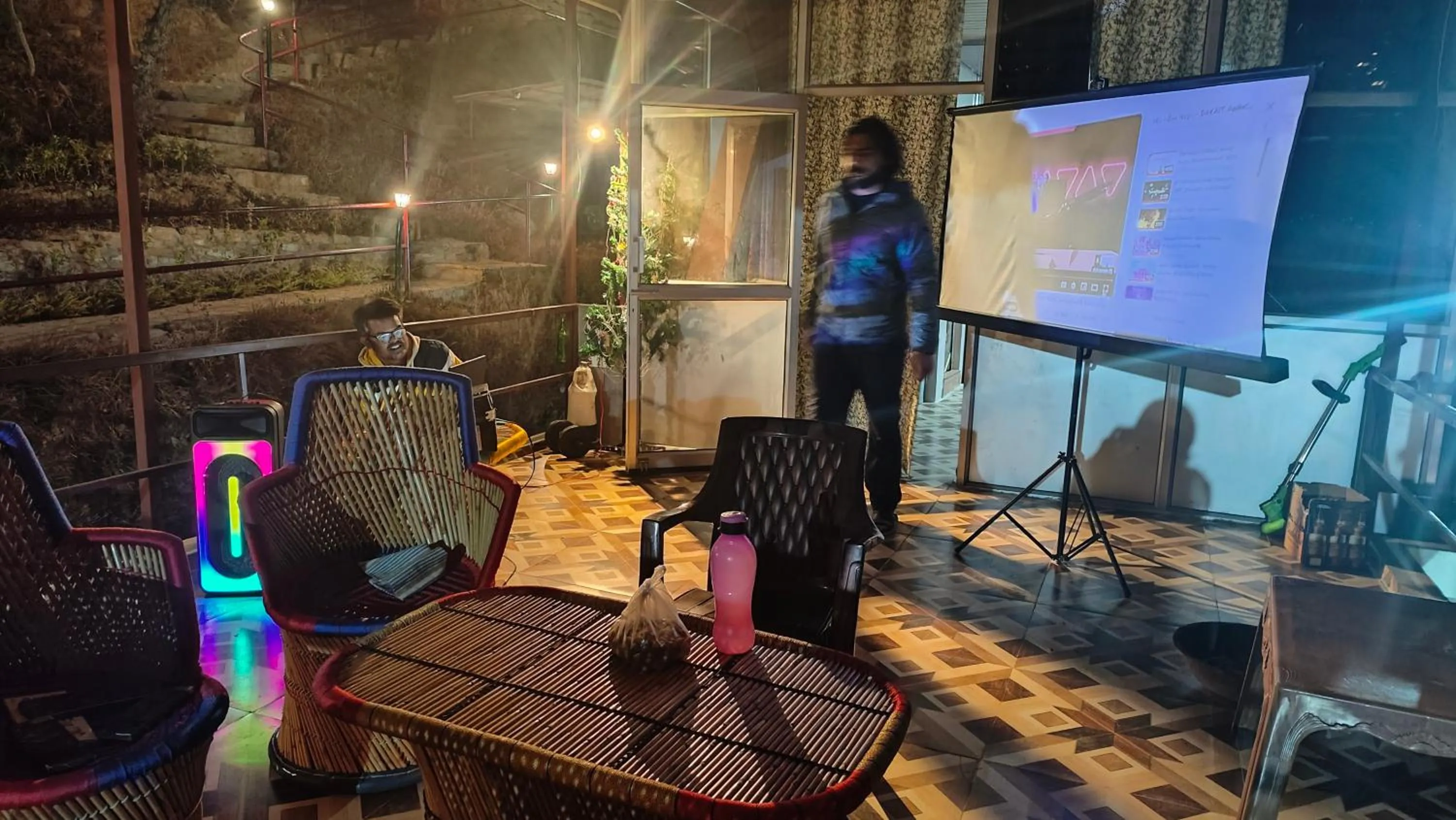 Evening entertainment in Adaara Retreat - Pet Friendly Cottages, Almora