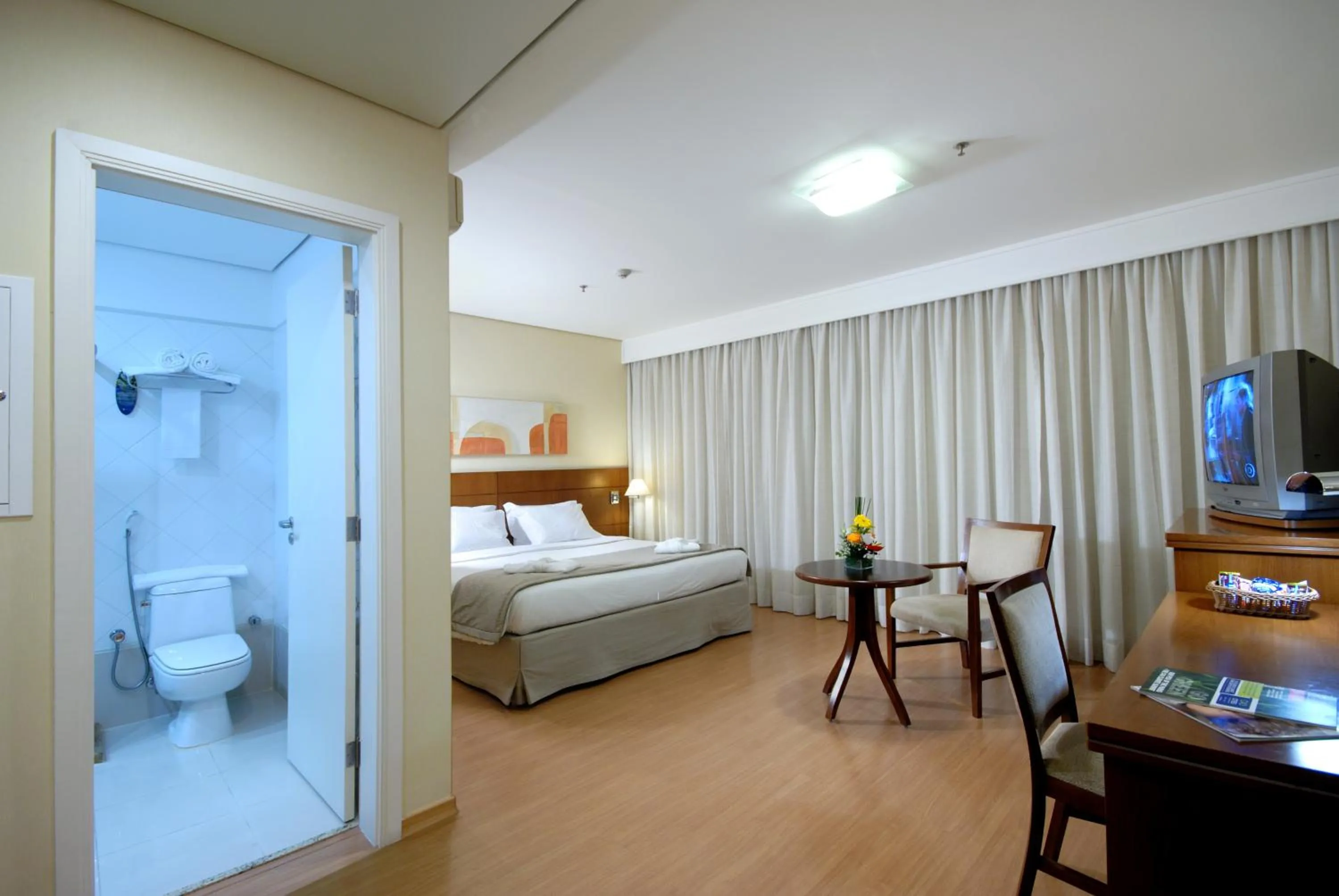 Photo of the whole room, Bed in Luz Plaza São Paulo