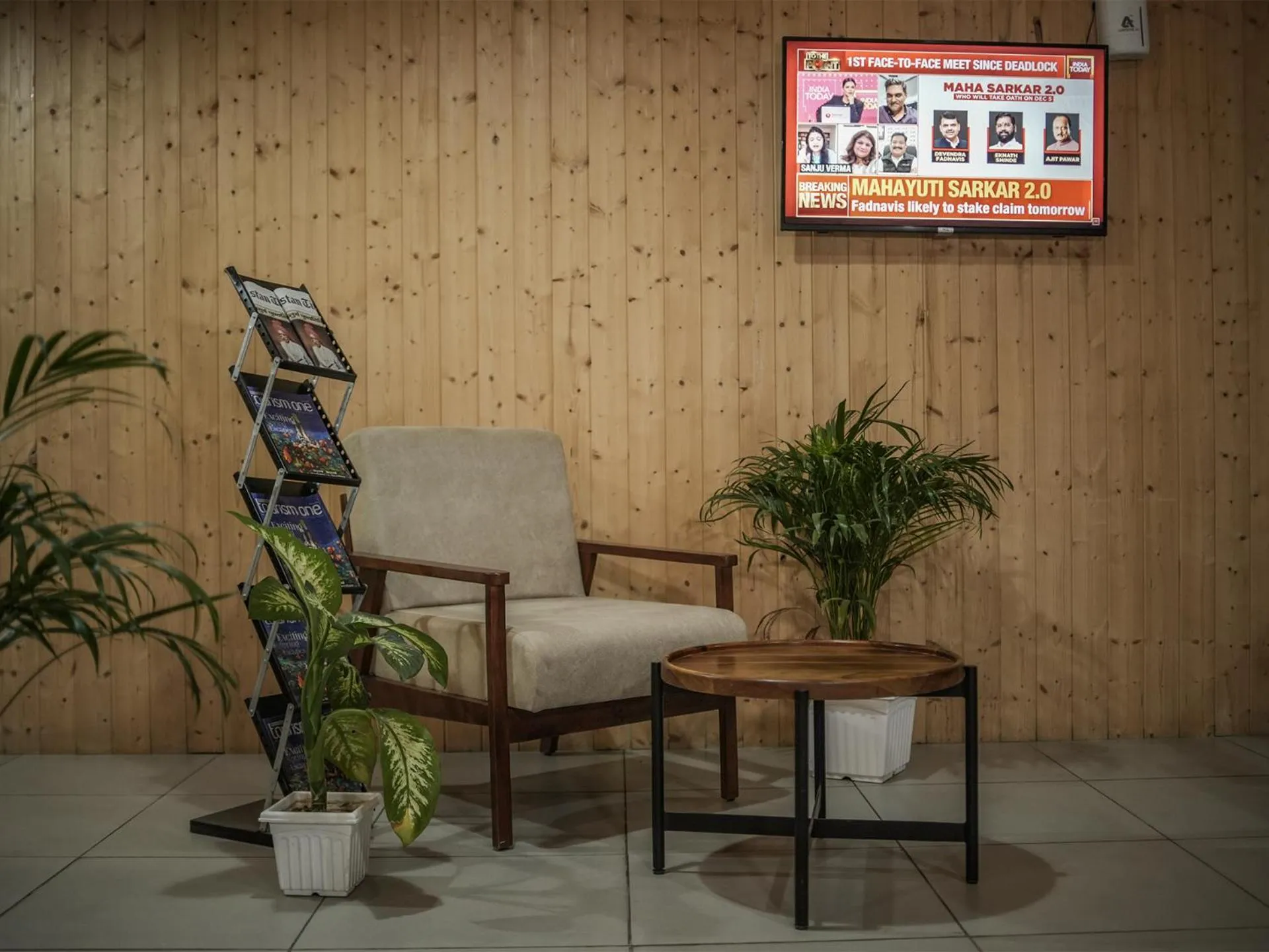 Lobby or reception in Praveg Tent City Saryu Ayodhya