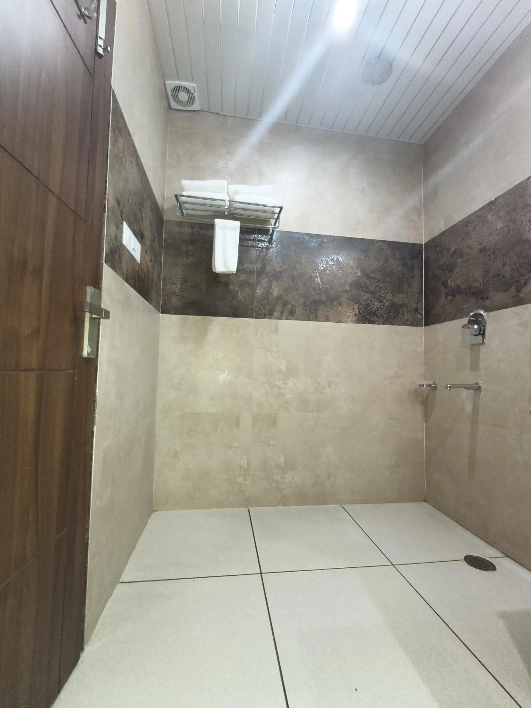 Shower in Aliza Inn And Suites By SRS Hotels