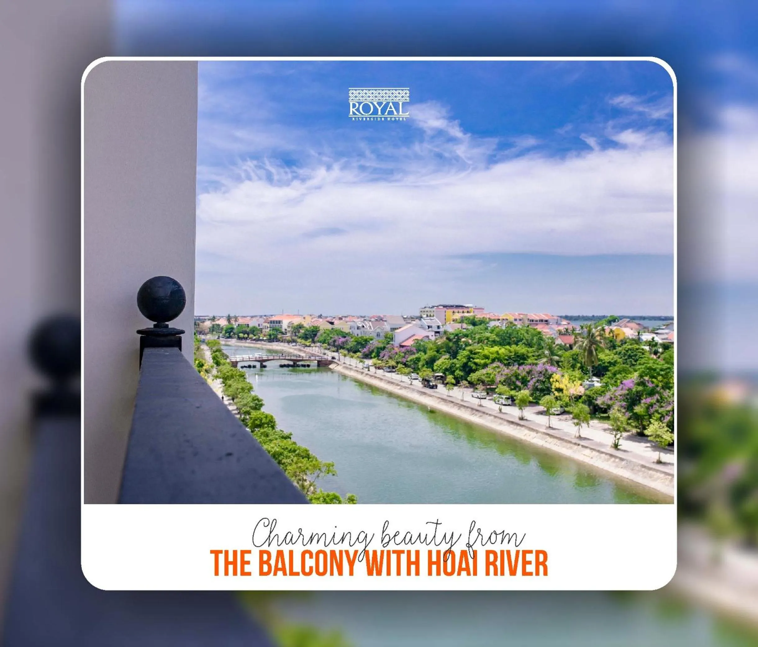 River view in Royal Riverside Hoi An Hotel & Spa