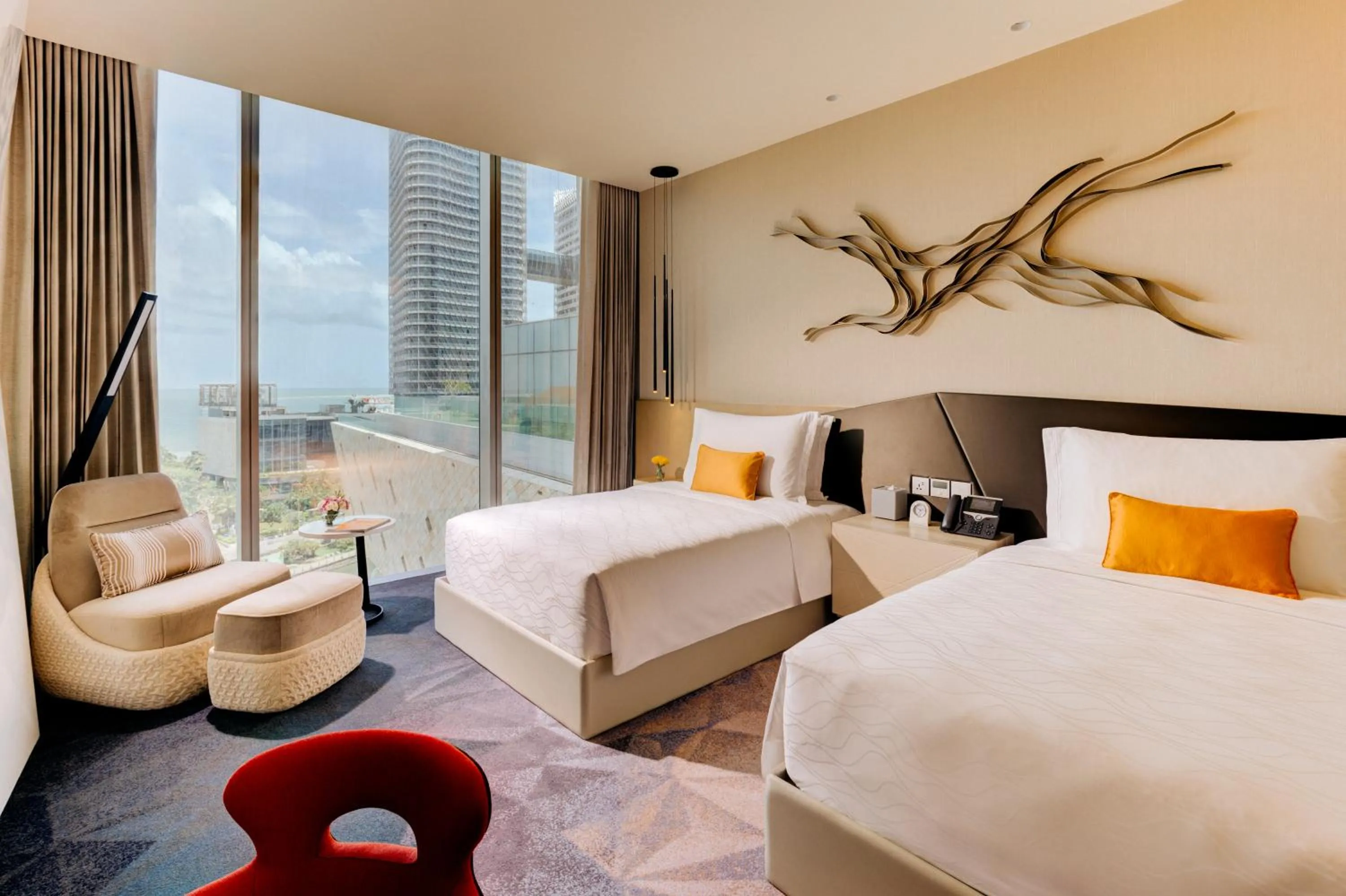 View (from property/room), Bed in Cinnamon Life at City of Dreams