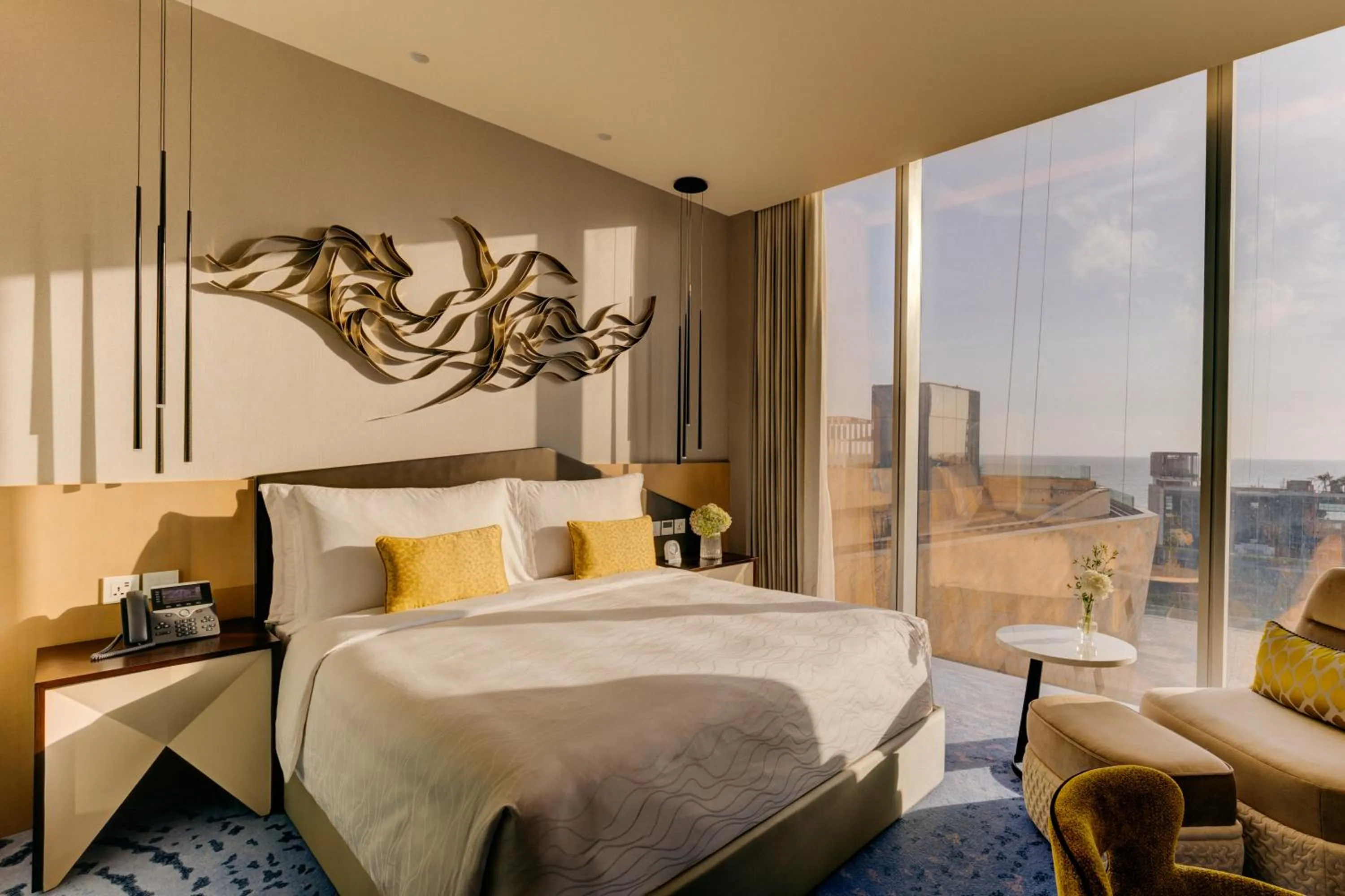 Bed in Cinnamon Life at City of Dreams