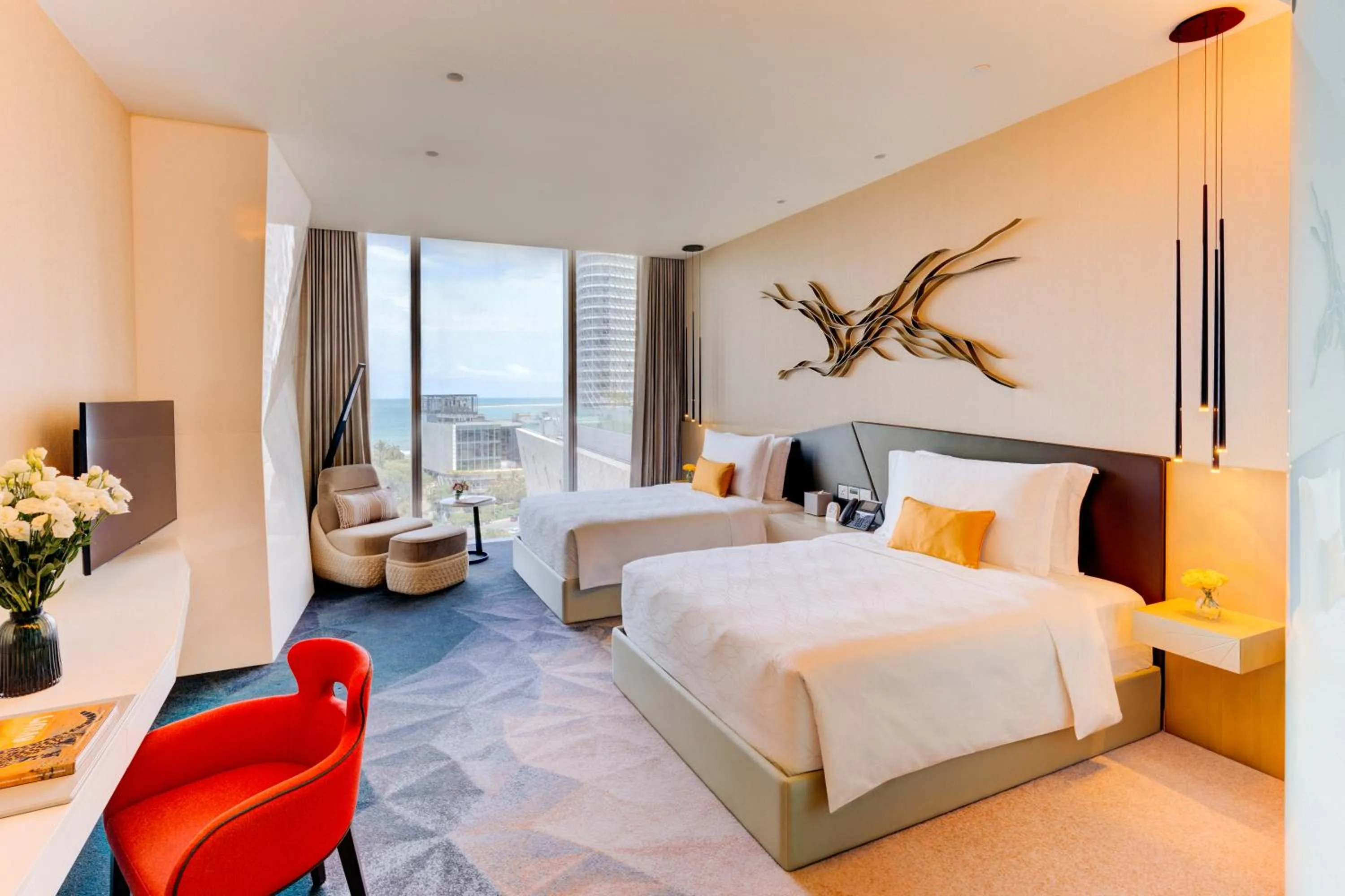 Bed in Cinnamon Life at City of Dreams