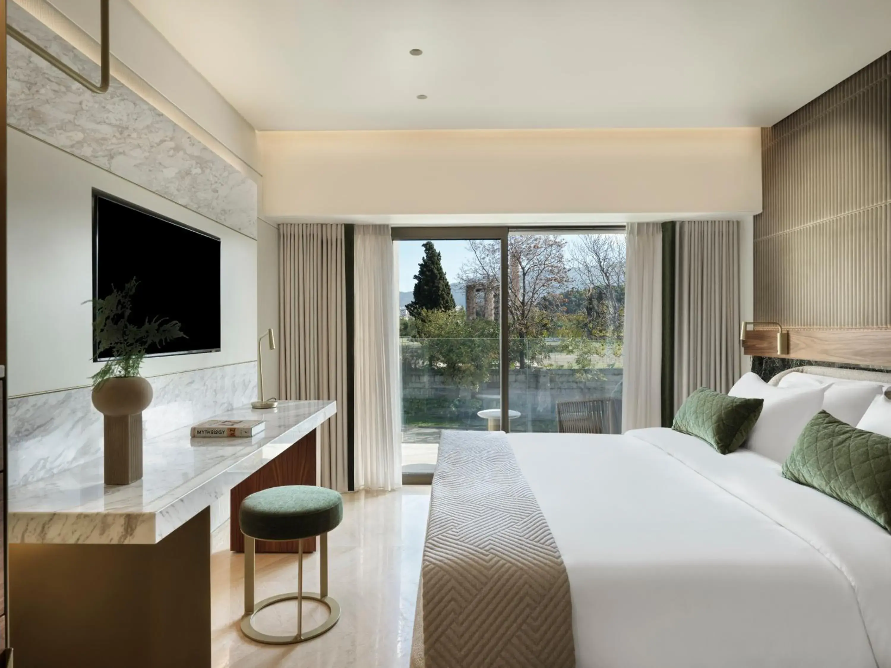 Deluxe Room with Balcony & Temple View in Anthology of Athens, The Leading Hotels of the World Deluxe Room with Balcony & Temple View in Anthology of Athens, The Leading Hotels of the World
