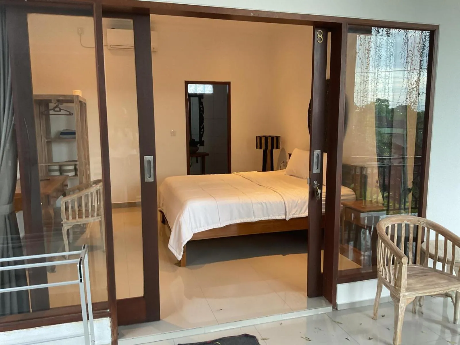 Bedroom, Bed in D'tegal Guest House- Tropical Courtyard in Canggu