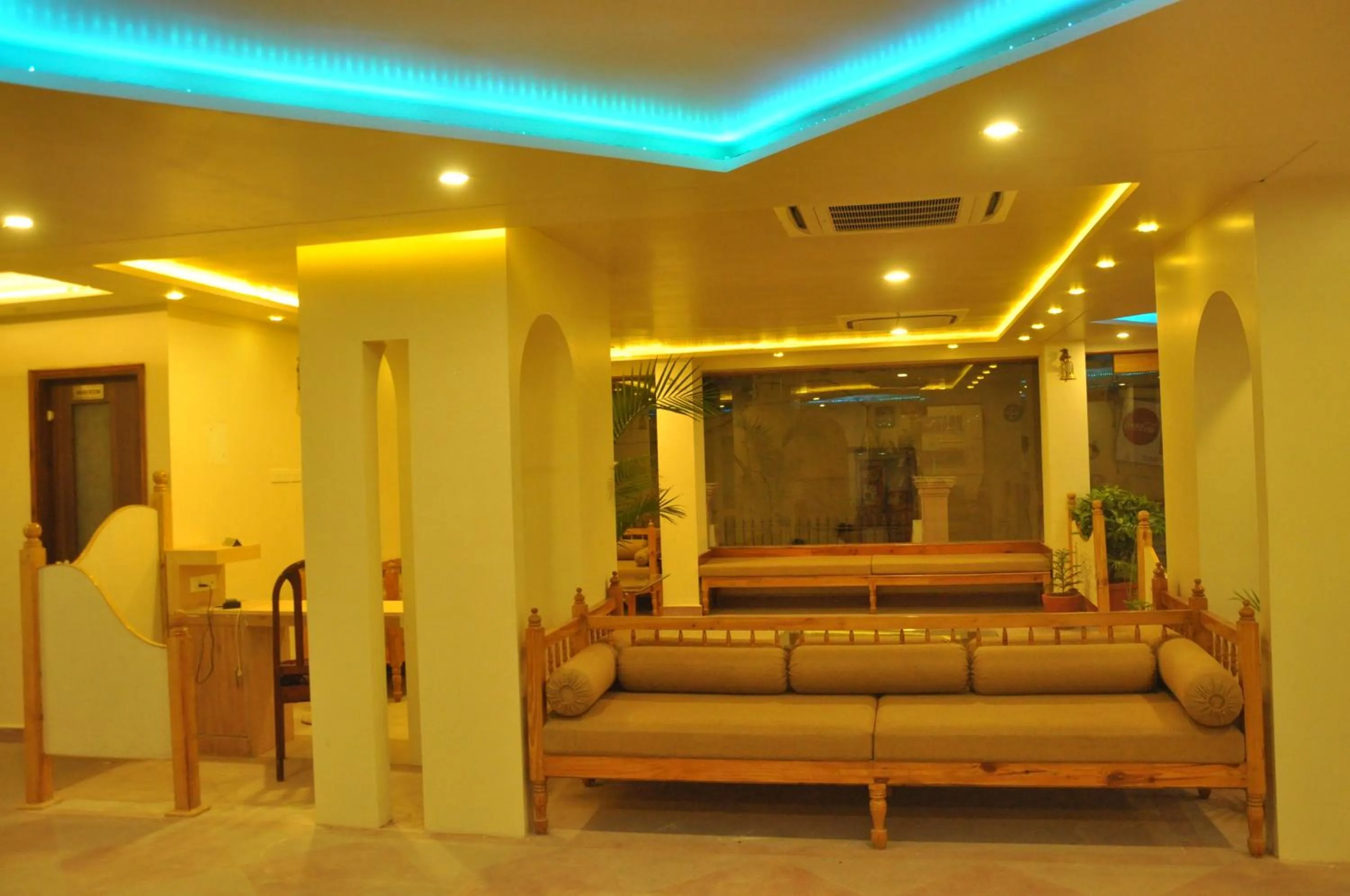 Lobby or reception in Hotel Banaras Haveli