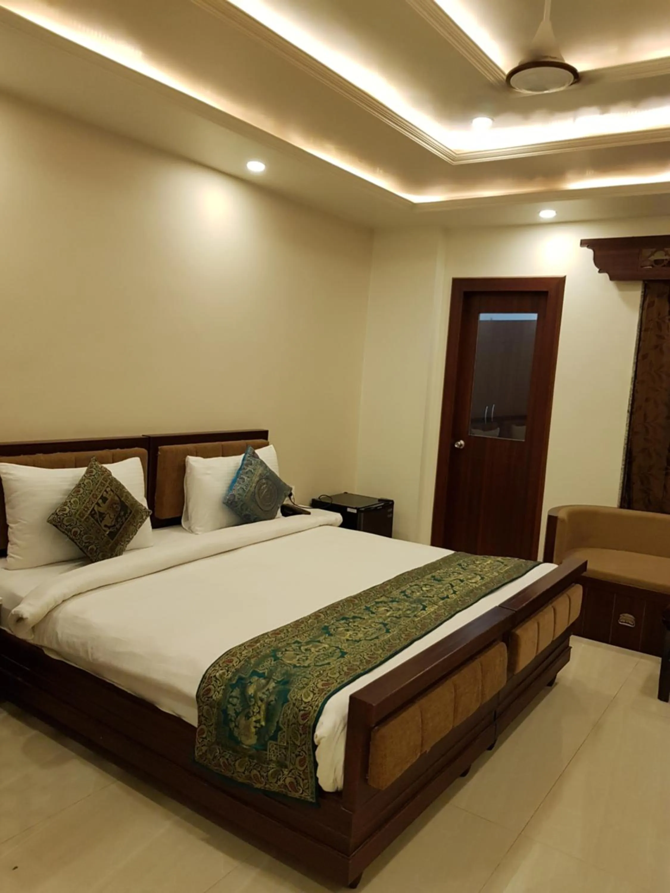 Bed in Hotel Banaras Haveli