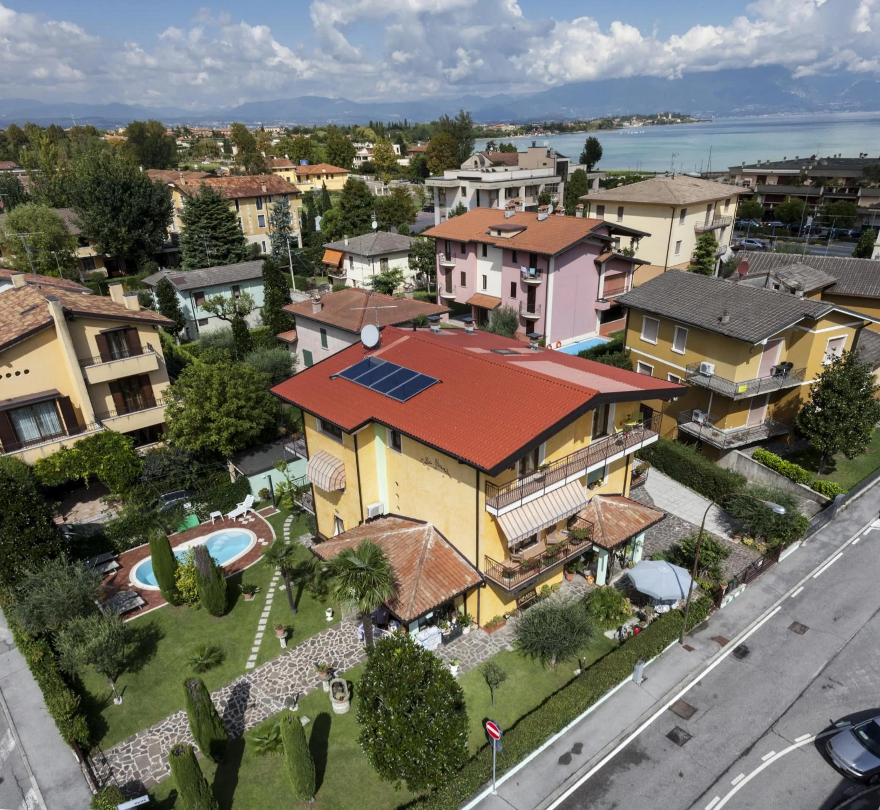 Bird's eye view in B&B Sandra