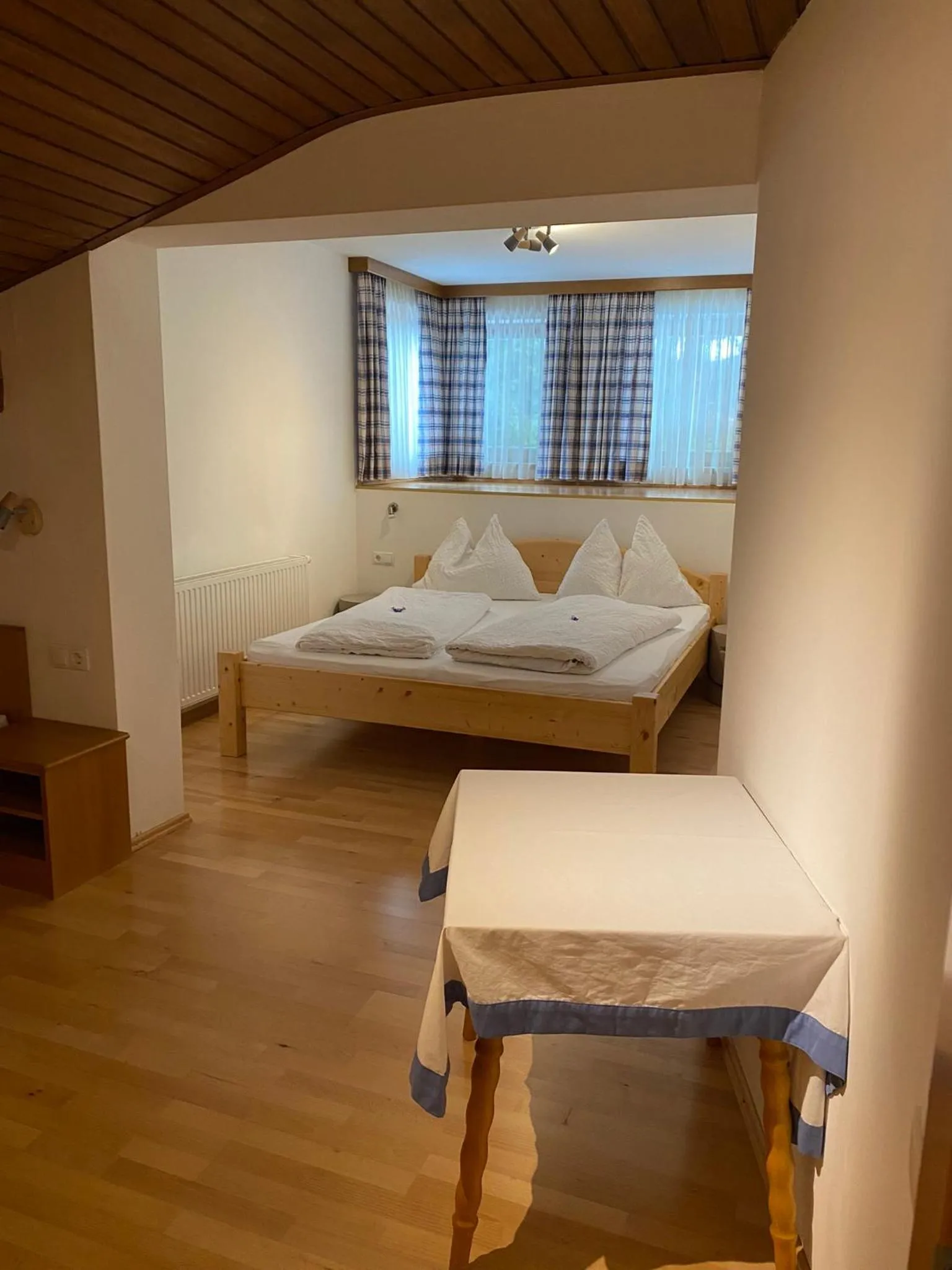 Bed in Ferienwohnungen Vierthaler