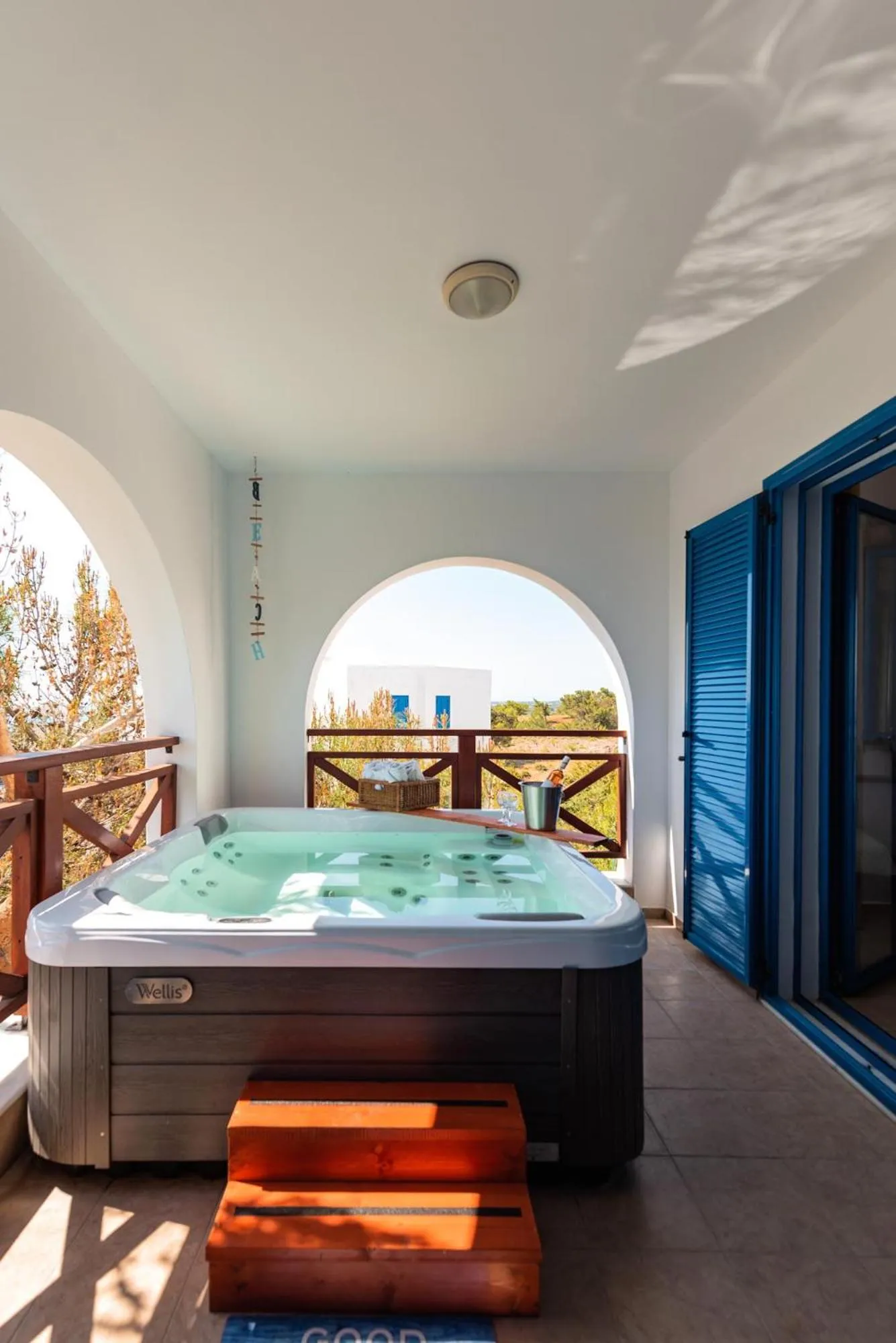 Hot Tub in Blue Sea Villa