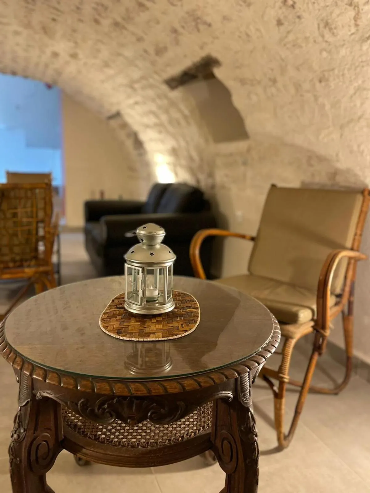 Seating area in Hôtel de la Croix Blanche