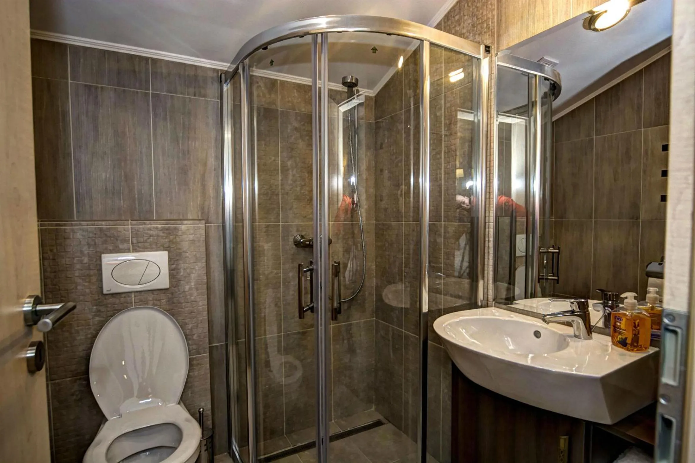 Bathroom in Pensiunea Poiana Viselor