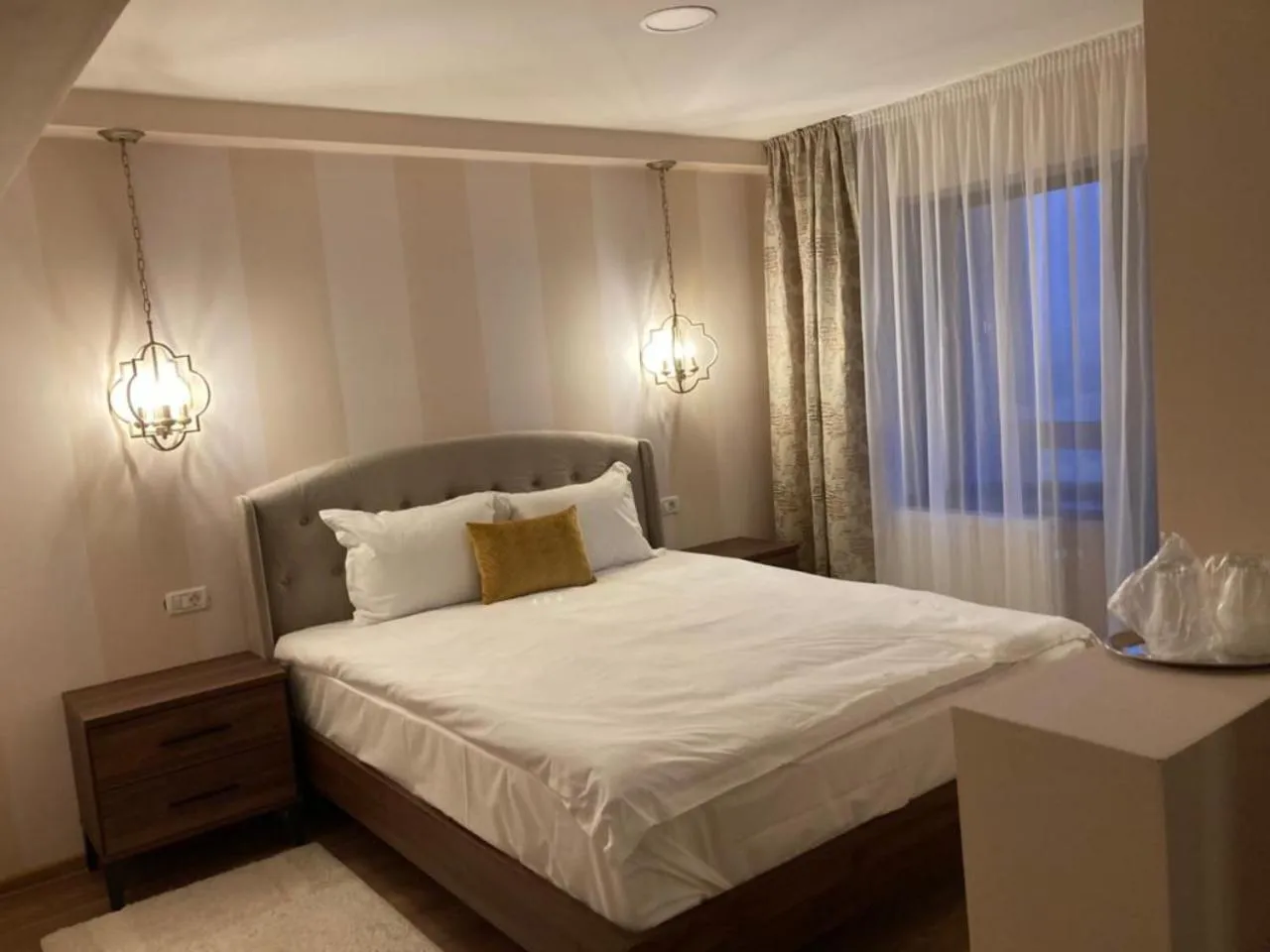 Bedroom, Bed in Pensiunea Poiana Viselor