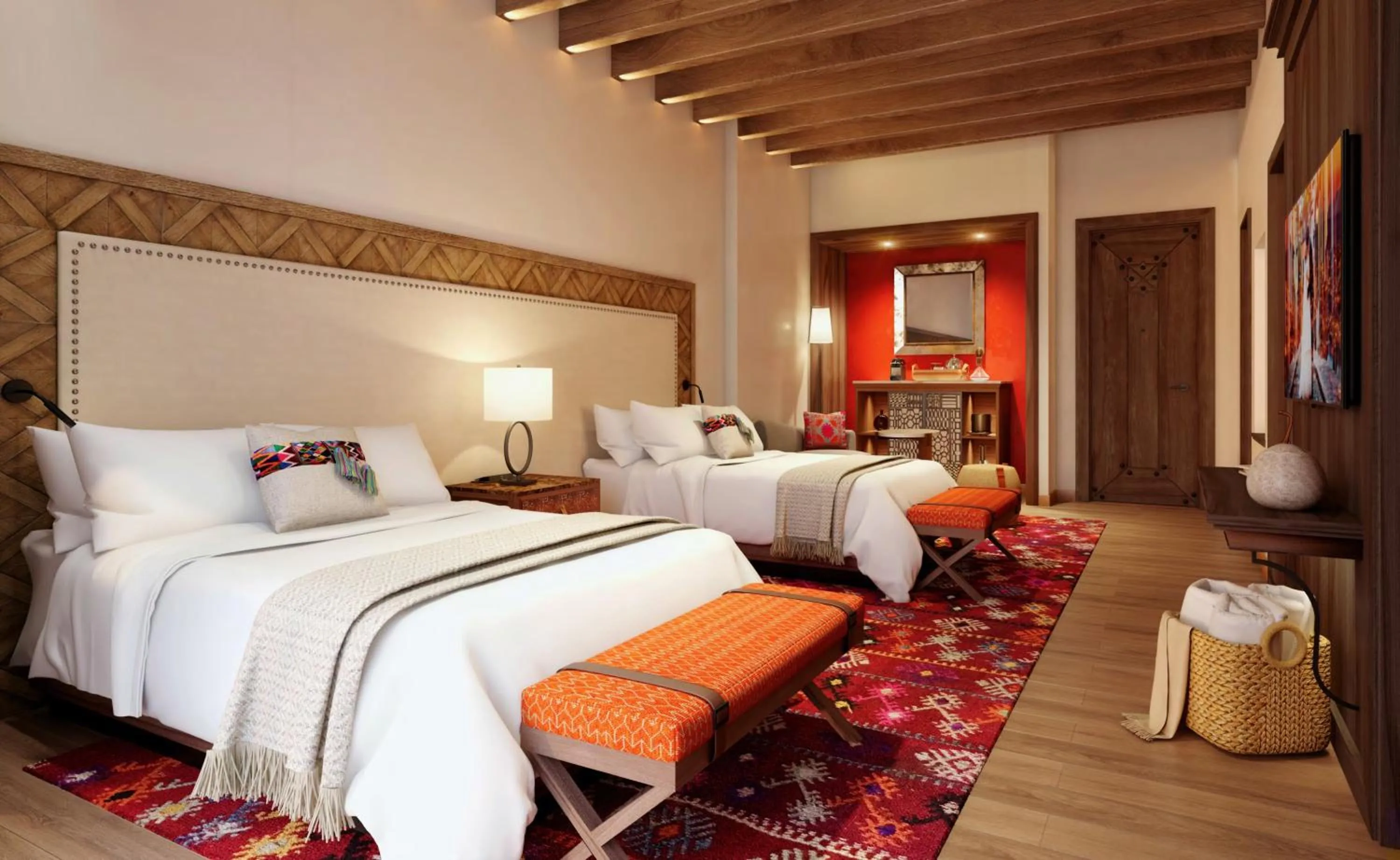 Bed in Pueblo Bonito Vantage San Miguel de Allende