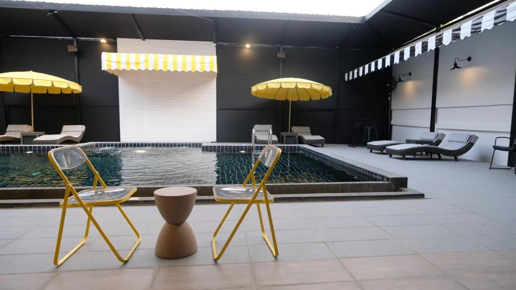 Pool view in Peppery Hills