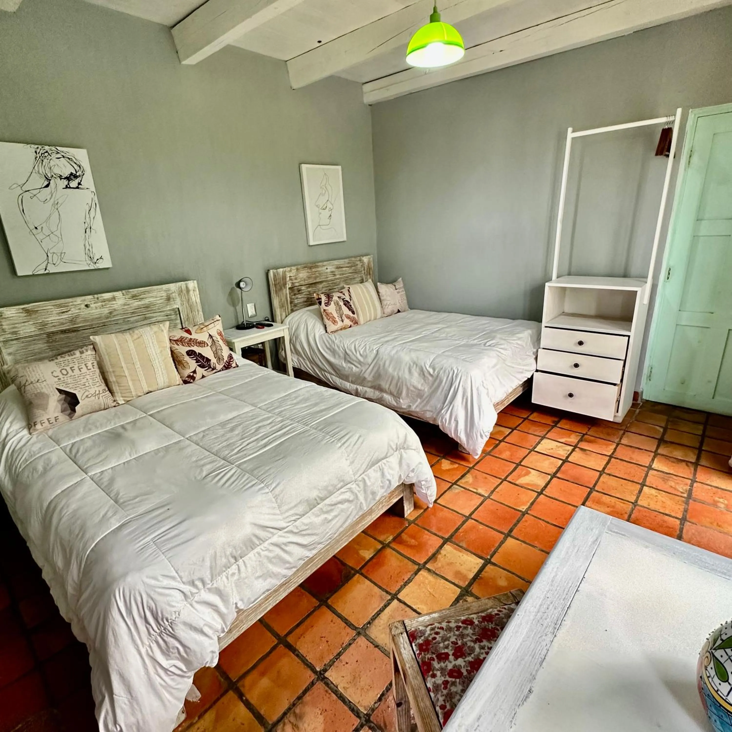 Bed in La Etelvina Suites