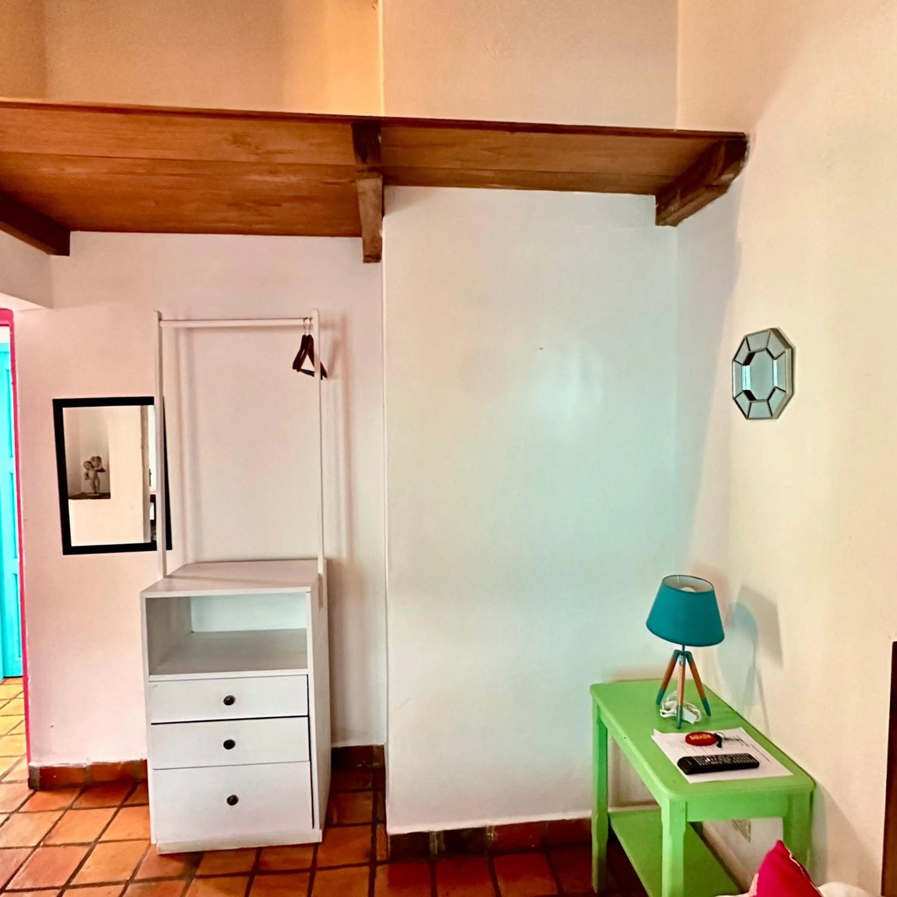 wardrobe in La Etelvina Suites