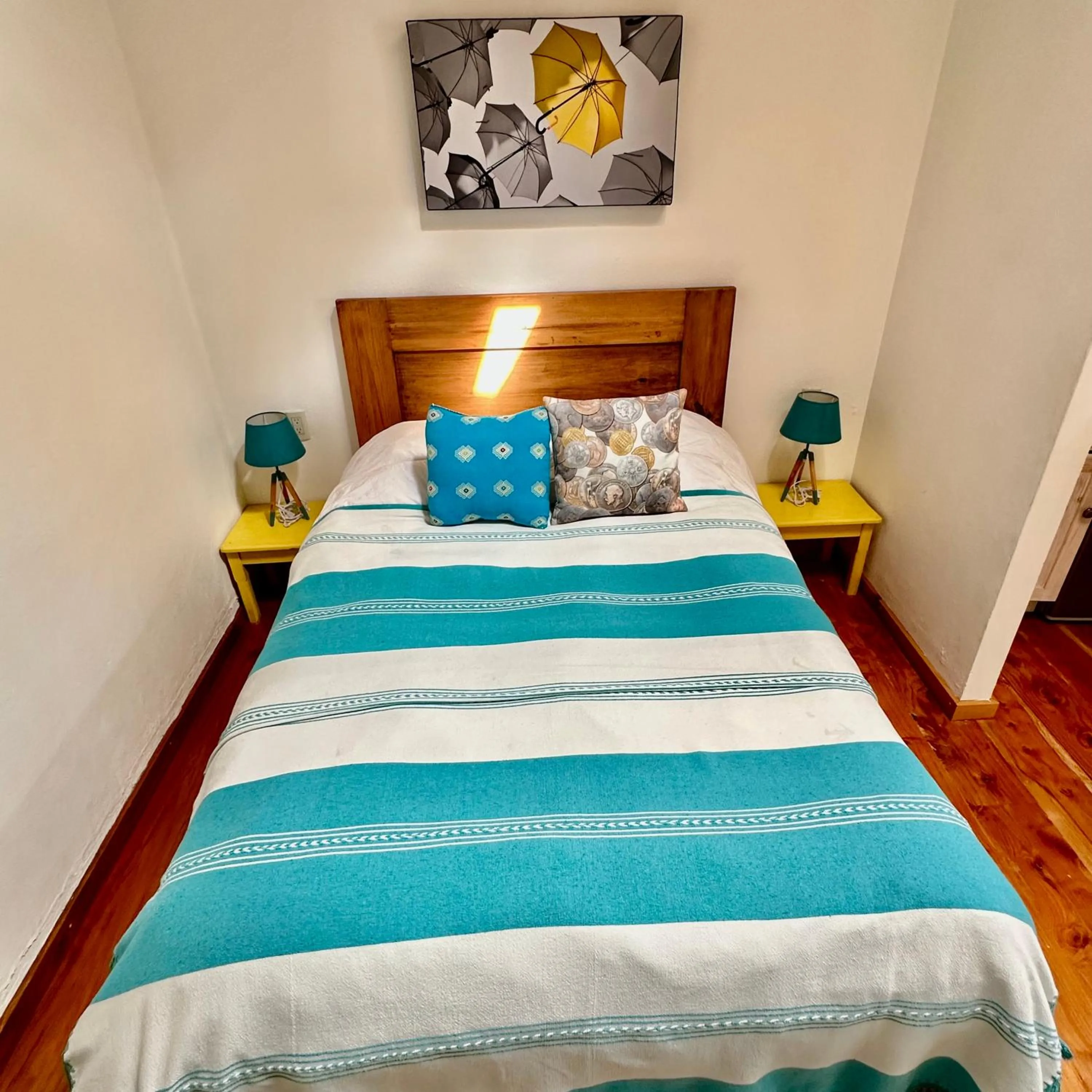 Bed in La Etelvina Suites