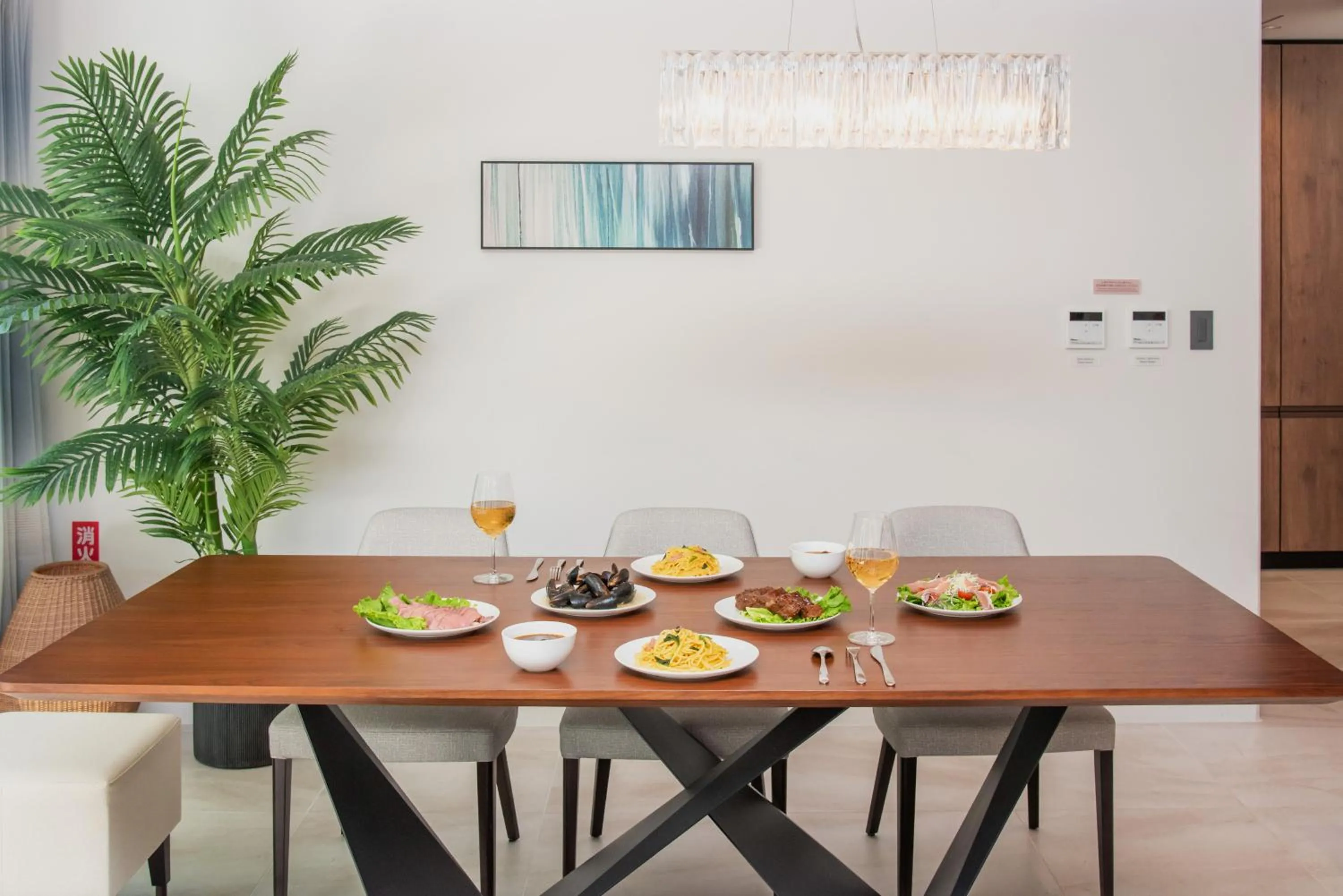 Food and drinks in pool villa Sanrriott Okinawa Motobu