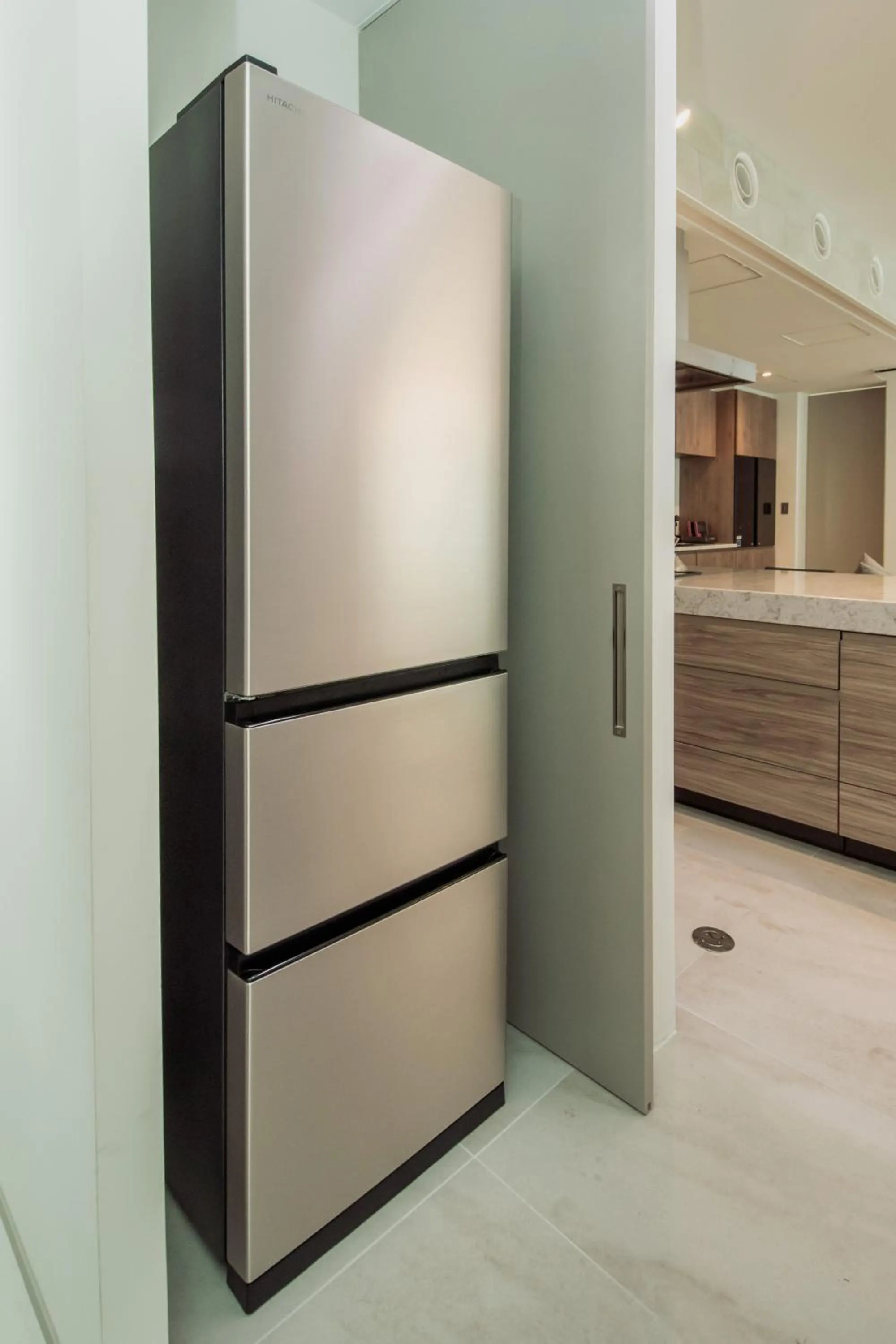 kitchen in pool villa Sanrriott Okinawa Motobu