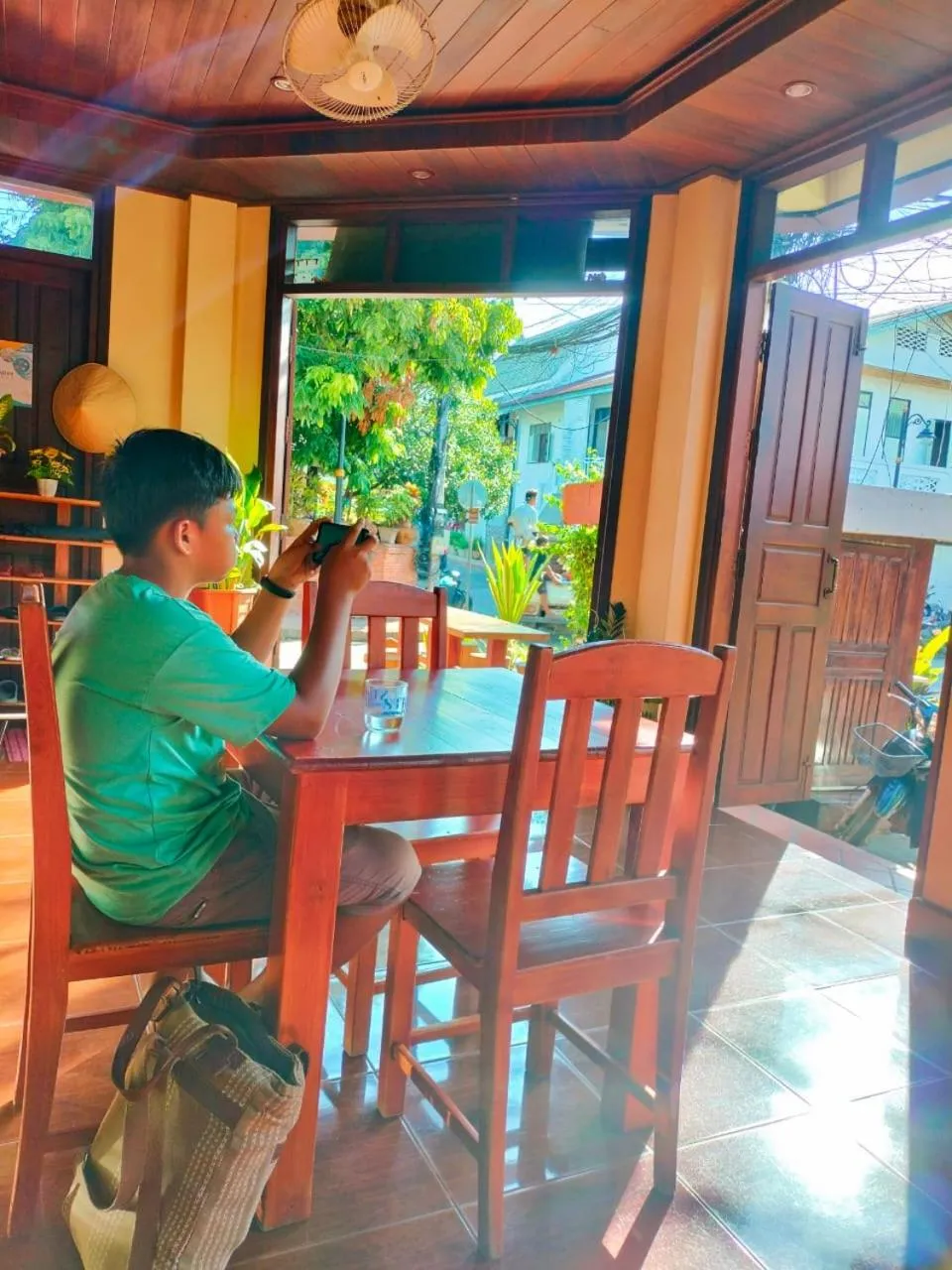 Seating area in Tingkham Guesthouse