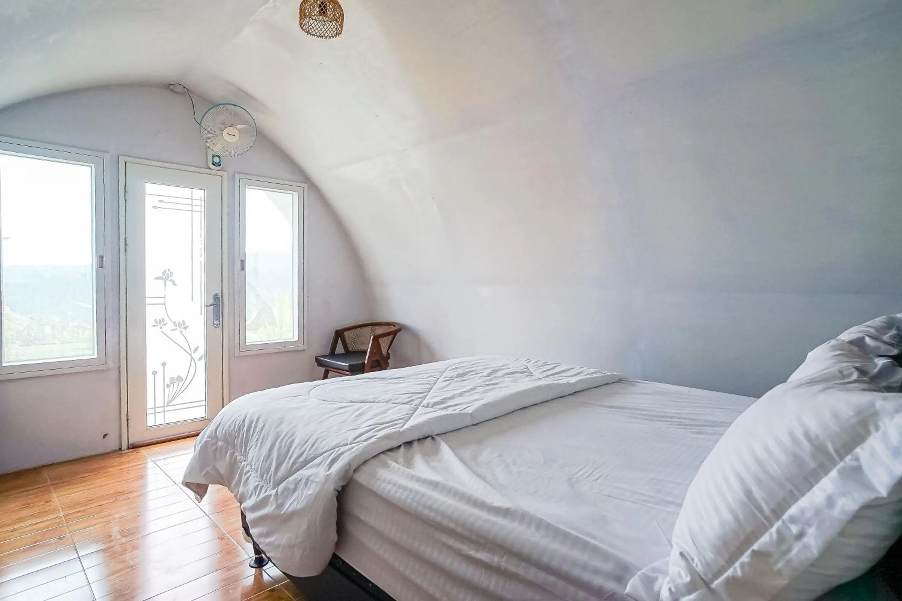 Bedroom, Bed in Rainbow Glamping