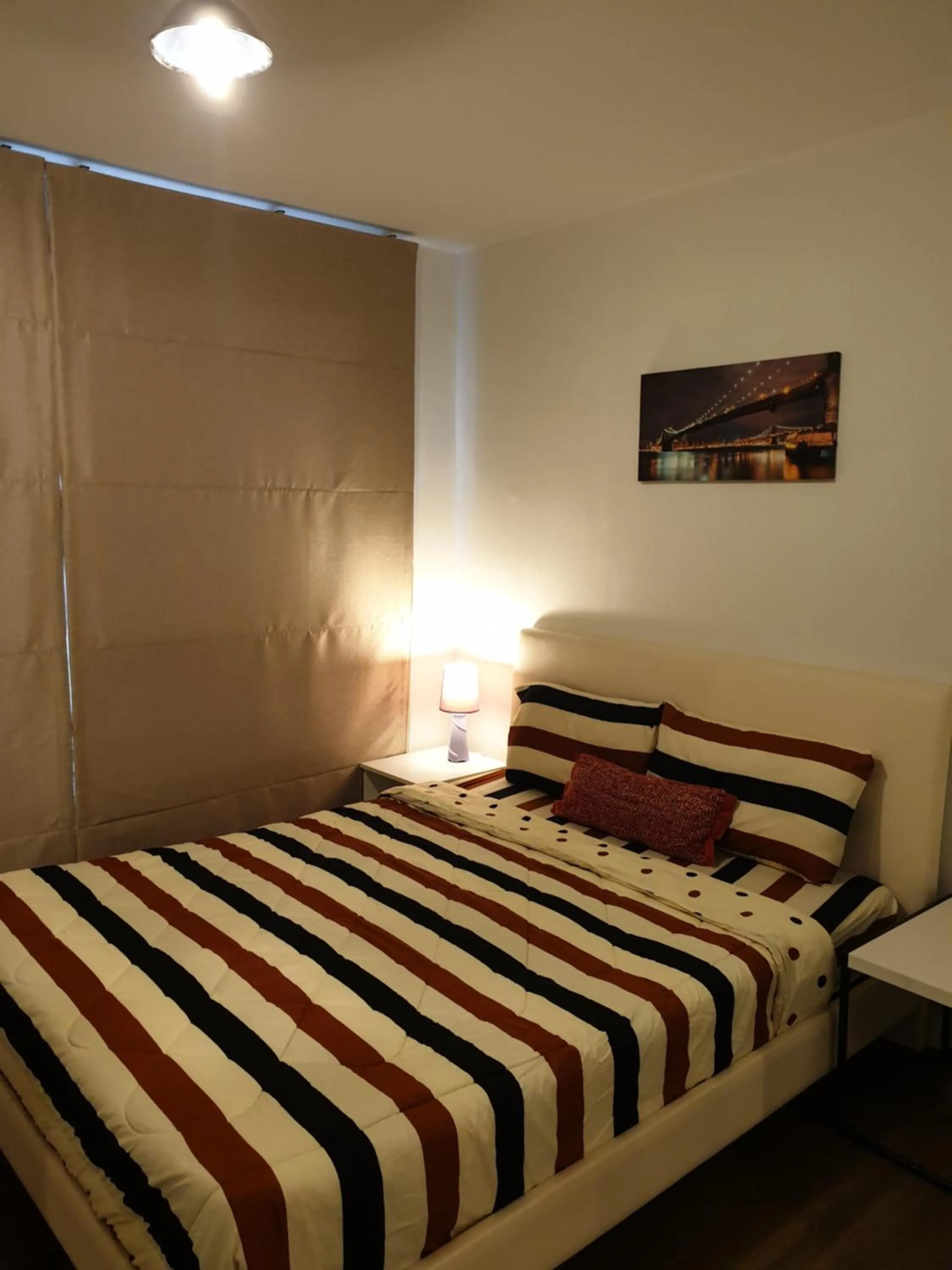 Bedroom, Bed in The Relaxing Room Mountain View at Baan Tew Lom Condominium Cha Am - Hua Hin