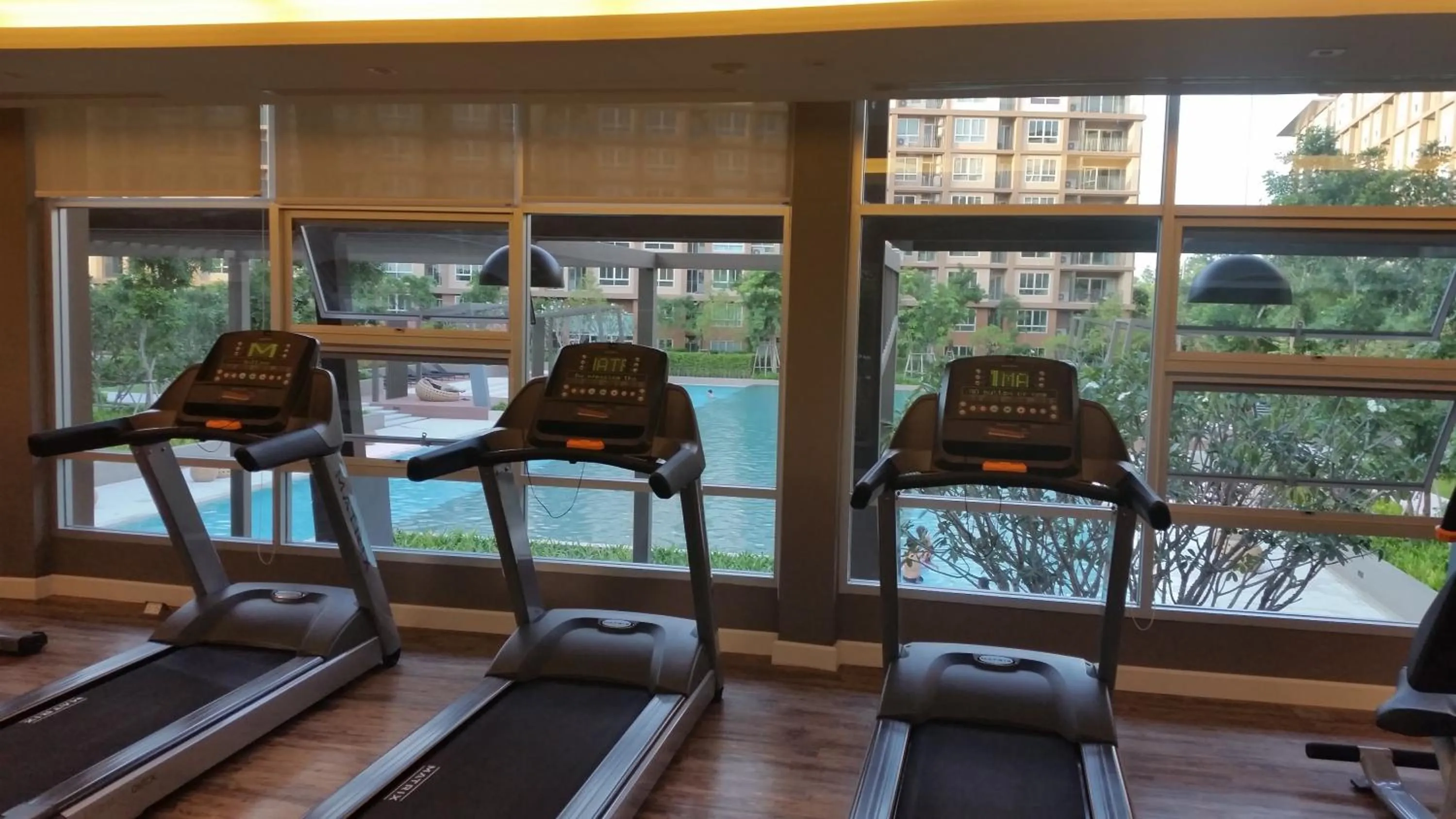 Fitness centre/facilities in The Relaxing Room Mountain View at Baan Tew Lom Condominium Cha Am - Hua Hin